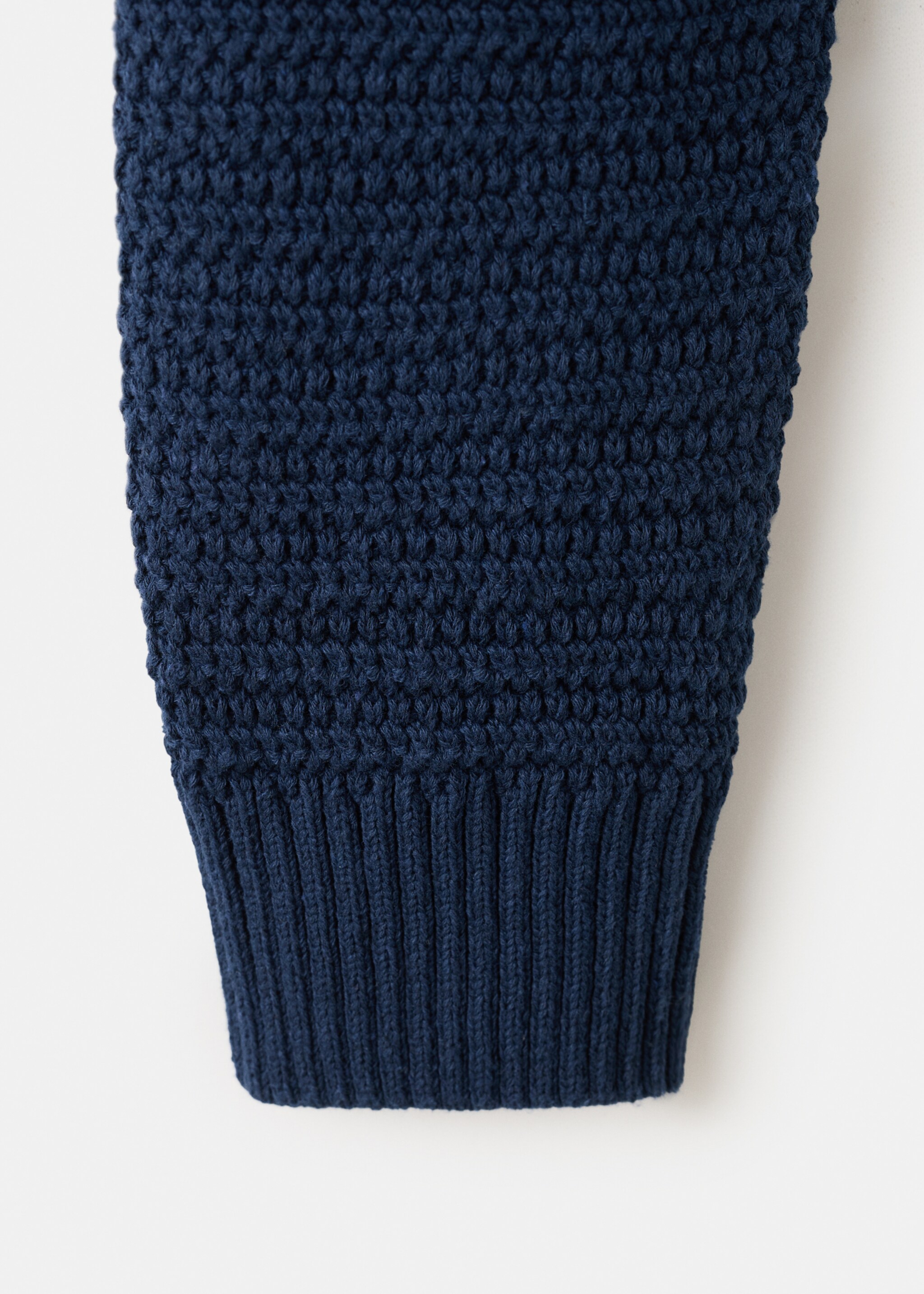 Knitted button cardigan - Details of the article 0, Navy. Ref: 27071536-00.