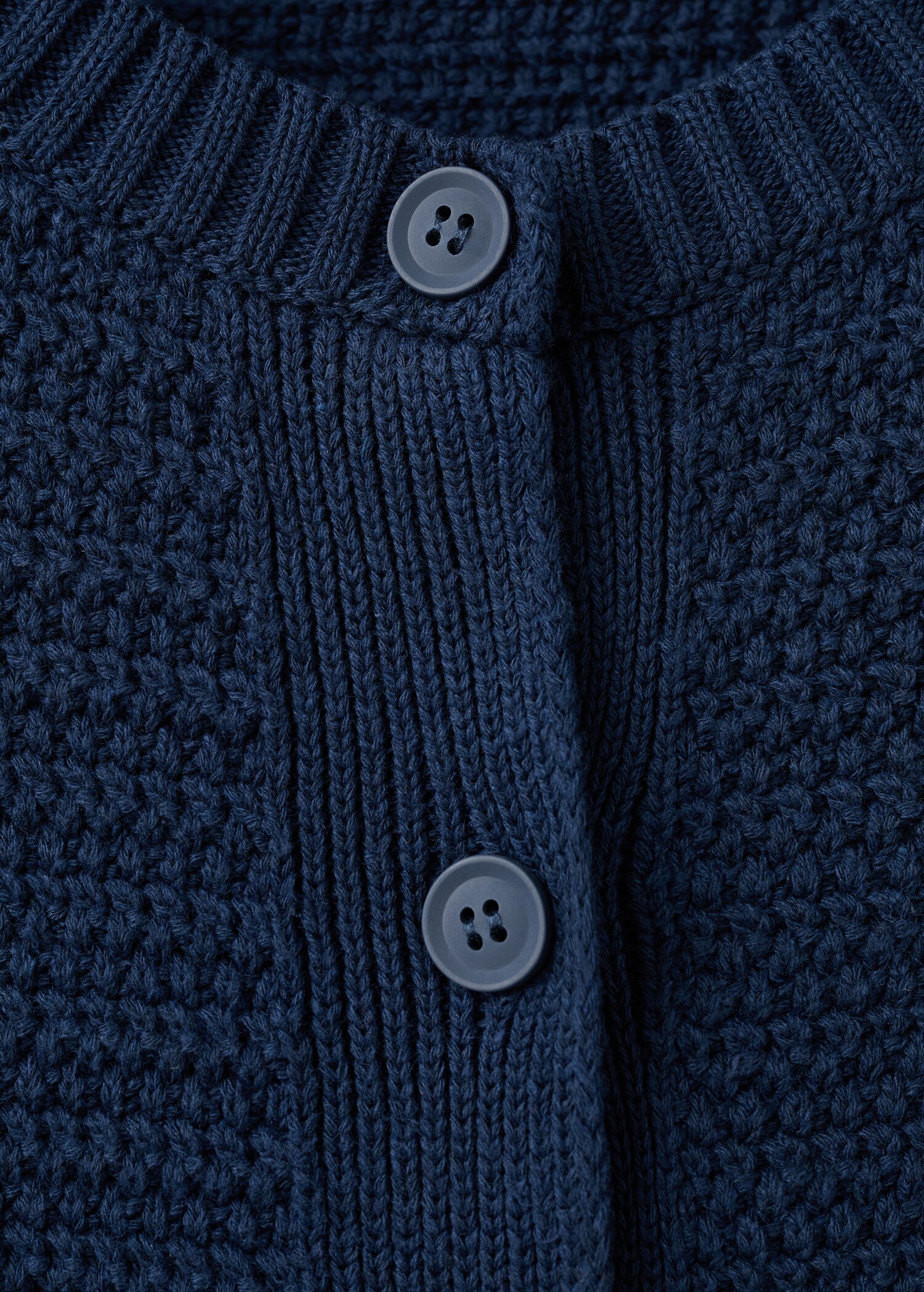 Knitted button cardigan - Details of the article 8