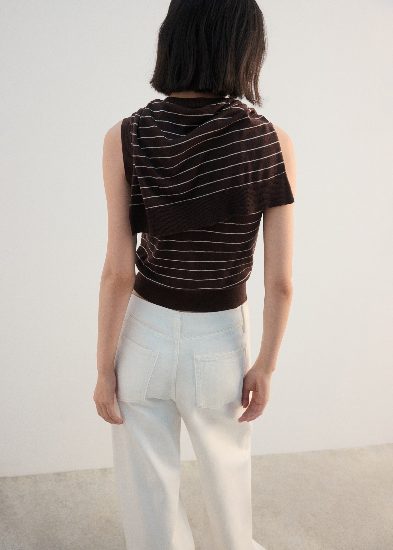 Chaleco combinado jersey - Reverso del artículo