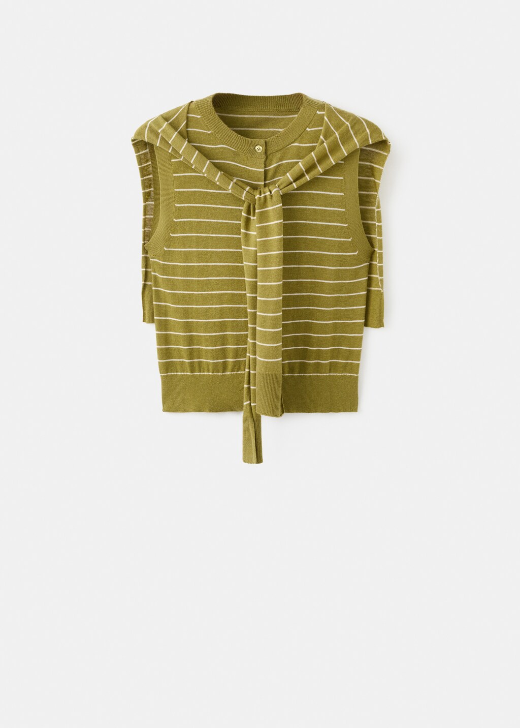 Jersey-knit waistcoat - image 2