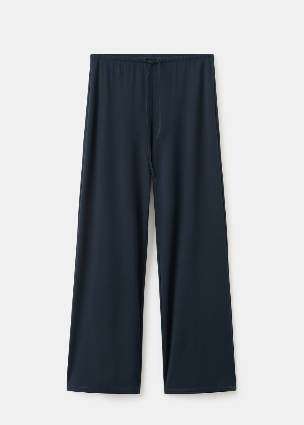 Straight-fit pants with elastic waist - image 4