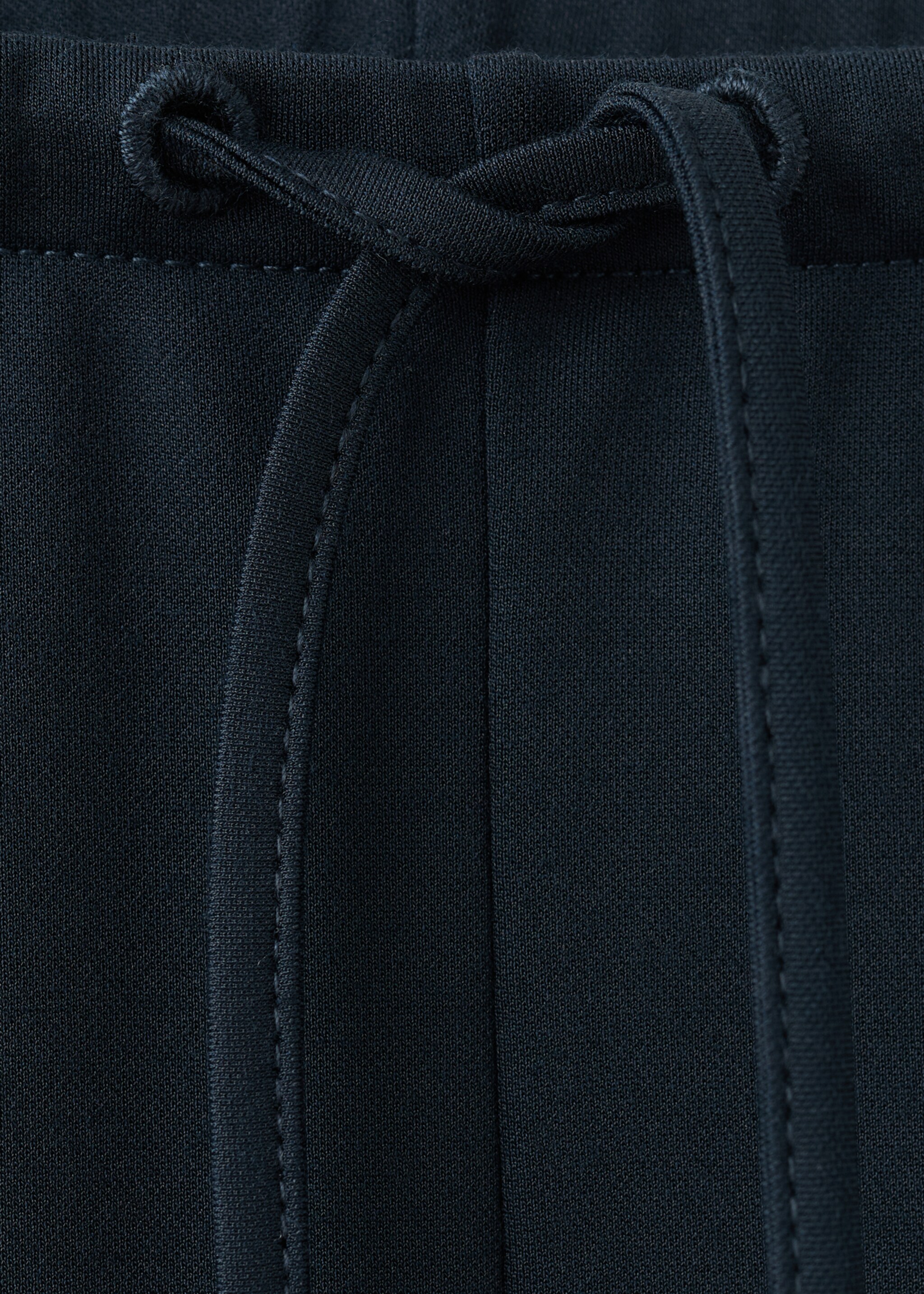 Pantalon droit taille élastique - Détail de l'article 8, Bleu marine. Ref: 27072541-00.