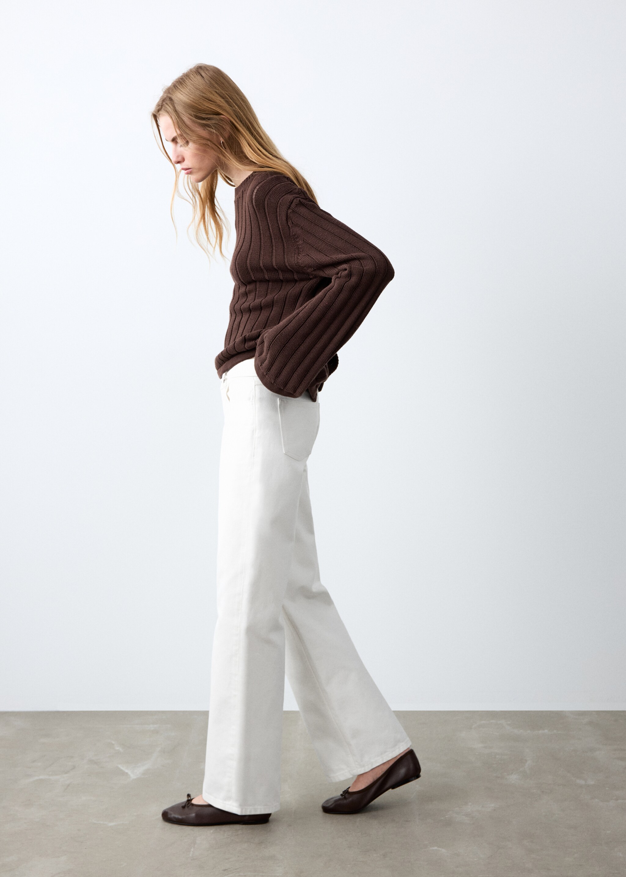 Jeans cord01 - Medium plane, White. Ref: 27072542-00.