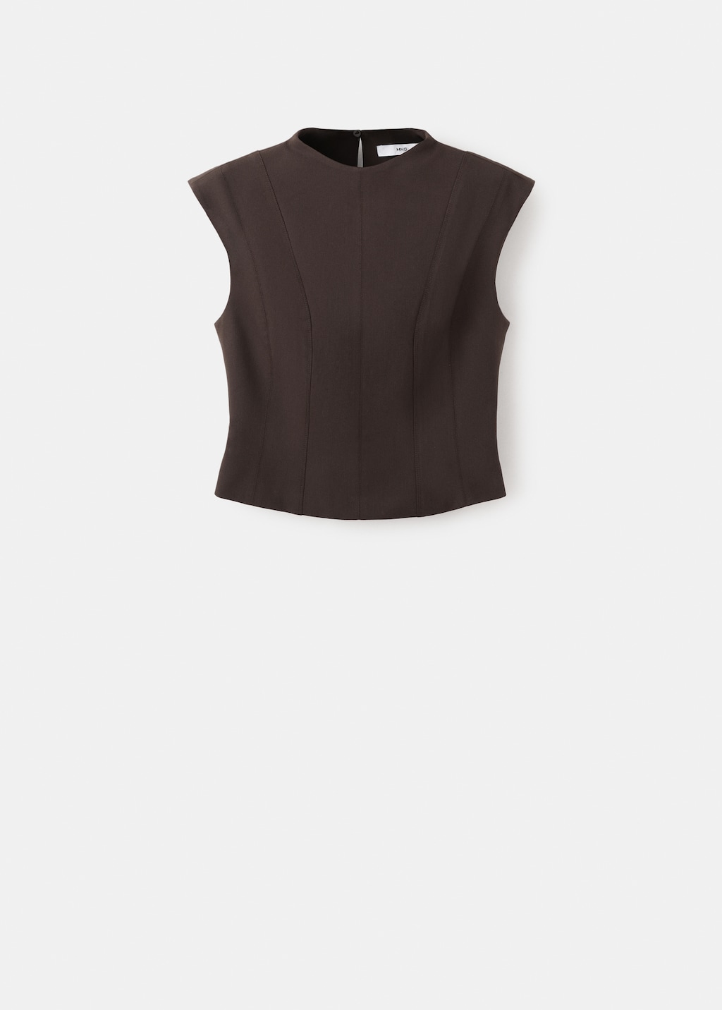 Fitted top with wide straps - image 5