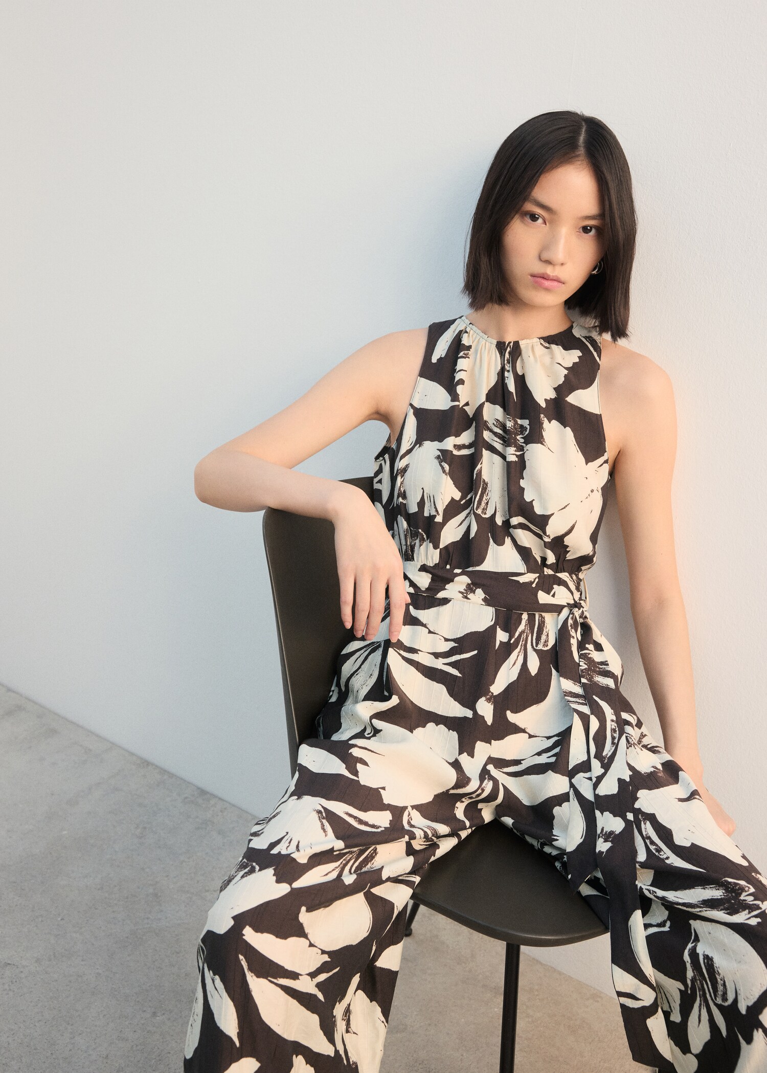 Mono crop estampado cinturón - Detalle del artículo 2