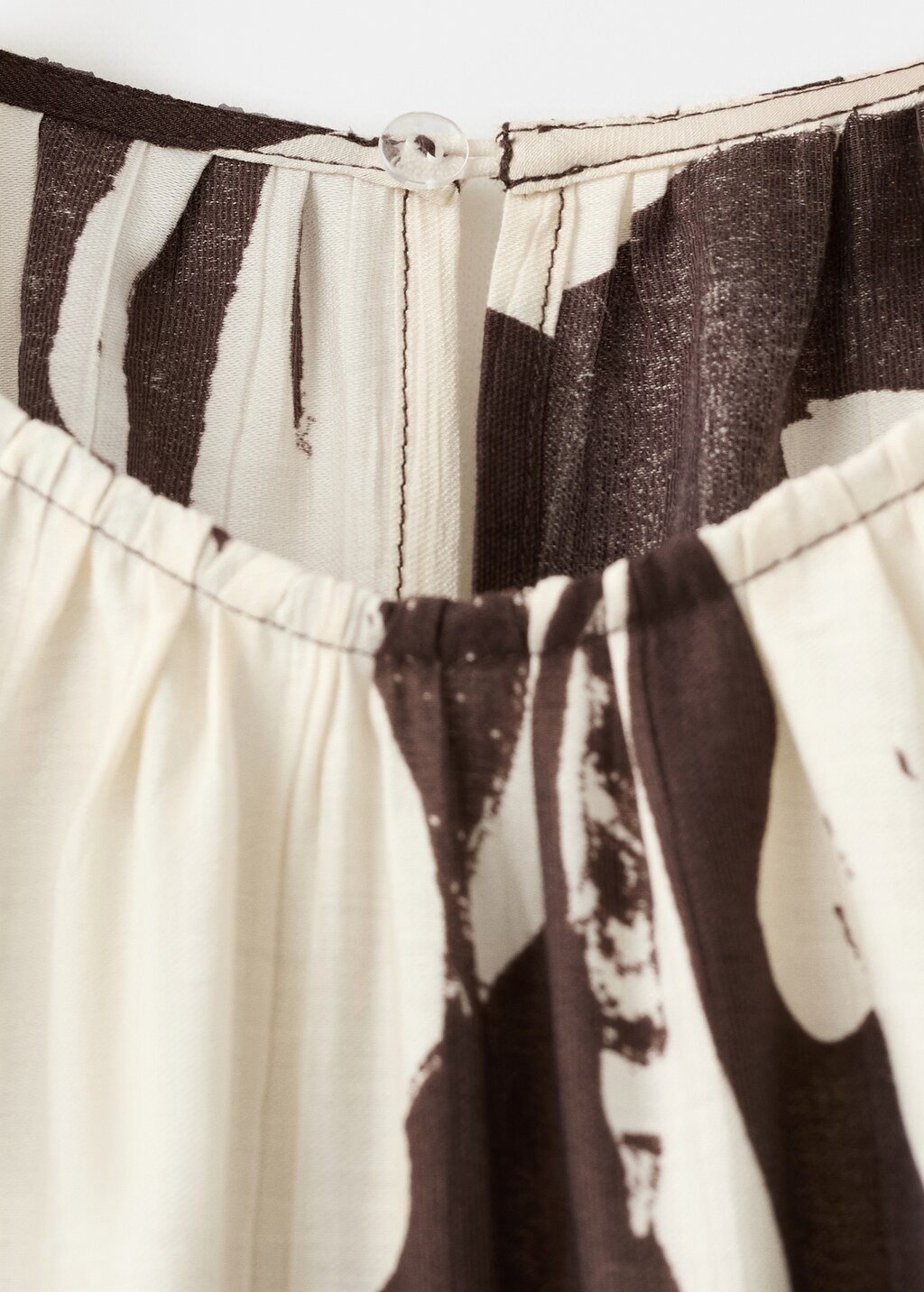 Mango Printed cropped jumpsuit with belt thumbnail