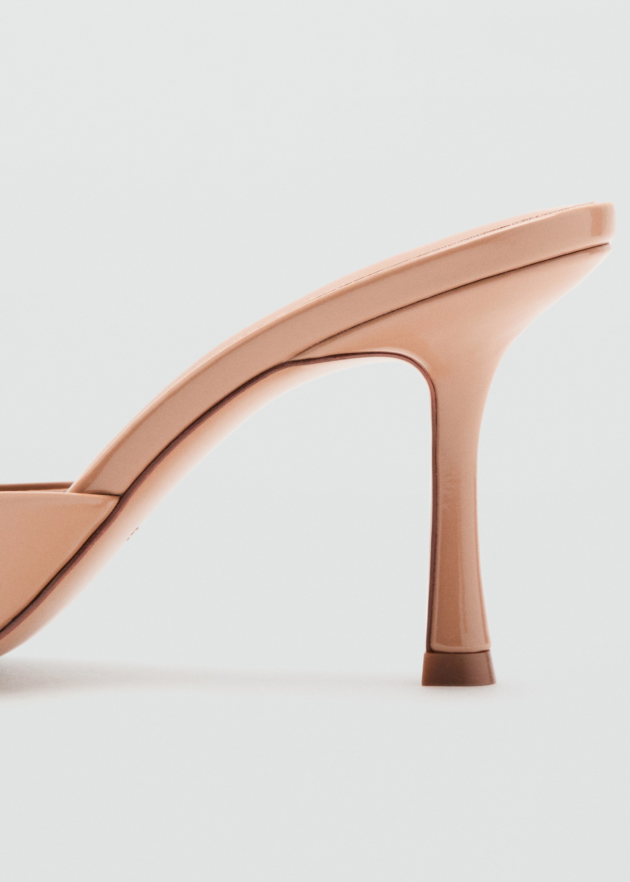 Pointed heel sandals - Details of the article 2, Nude. Ref: 27072550-00.