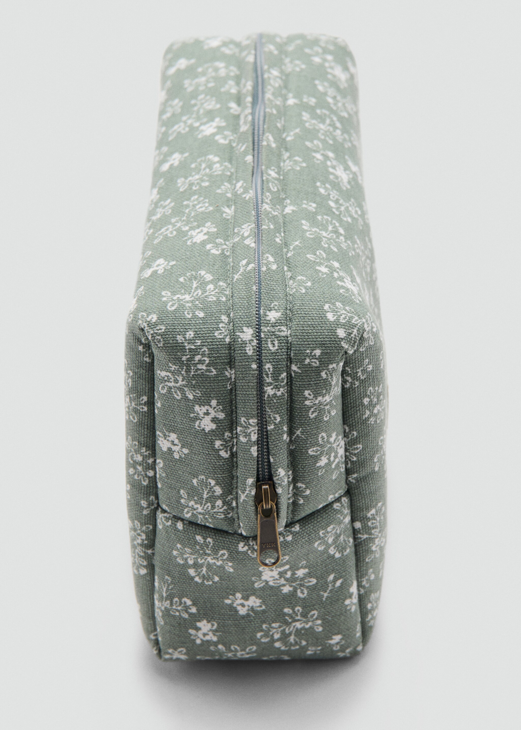 Косметичка з квітковим принтом - Детальніше про товар 1, Зелений. Ref: 27072551-00.