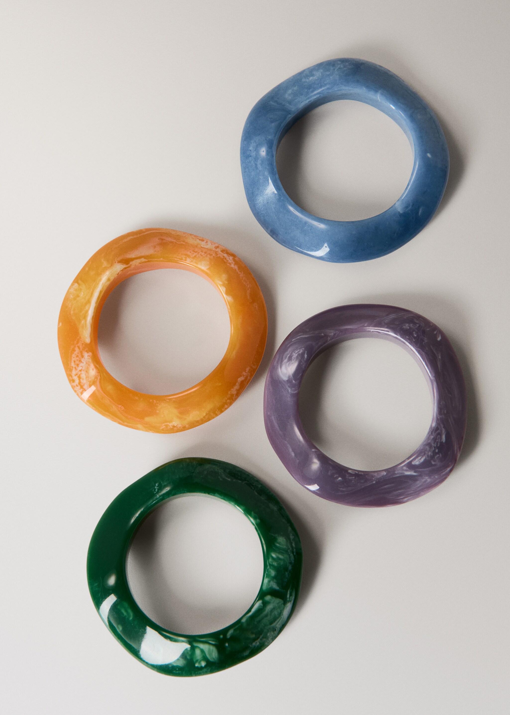 Resin napkin holder color - Details of the article 3, Petrol Blue. Ref: 27072912-00.