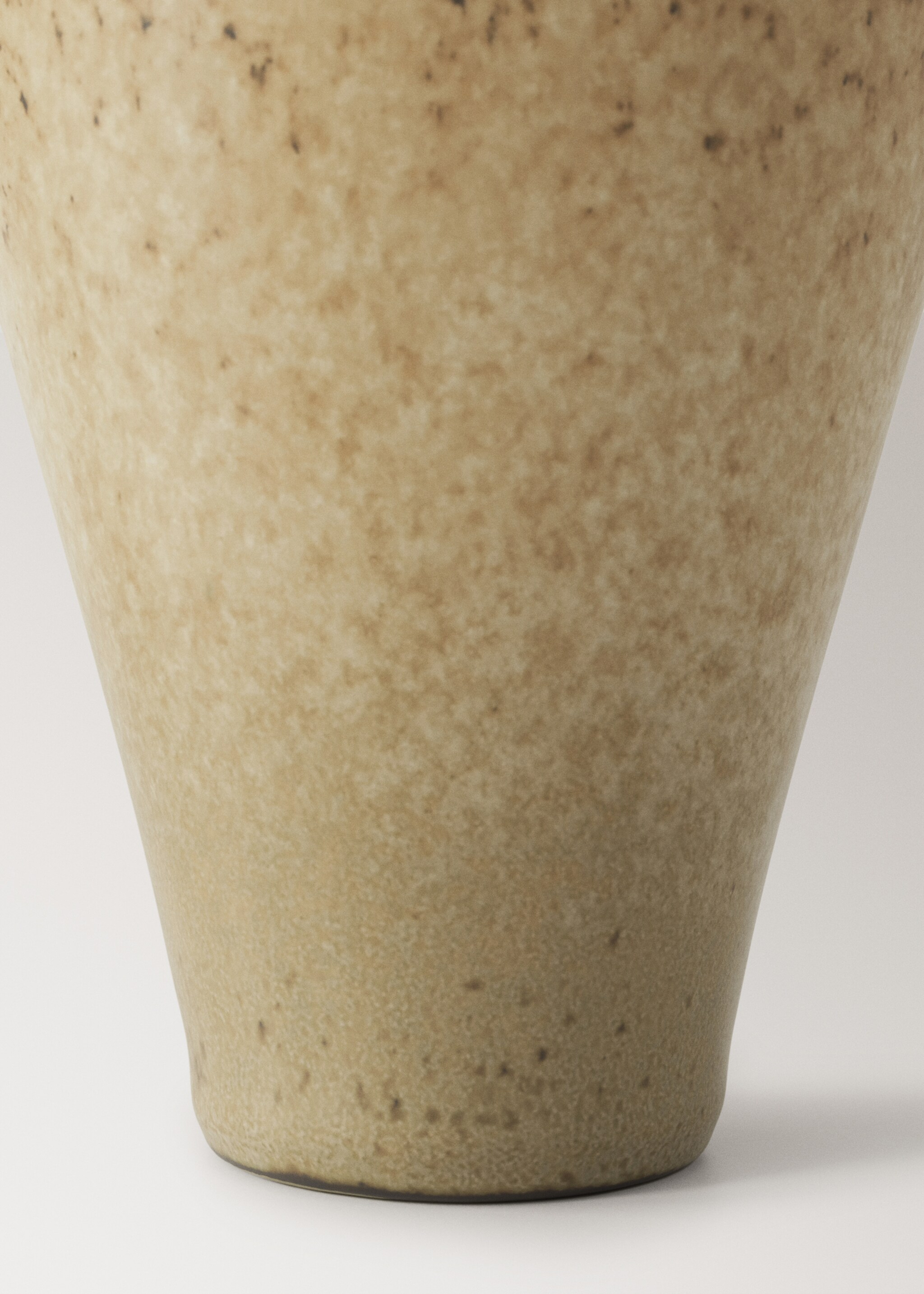 Κούπα καπουτσίνο από οργανικό κεραμικό - Λεπτομέρεια του προϊόντος 2, Γκρι Ανοιχτό Μελανζέ. Ref: 27072920-00.