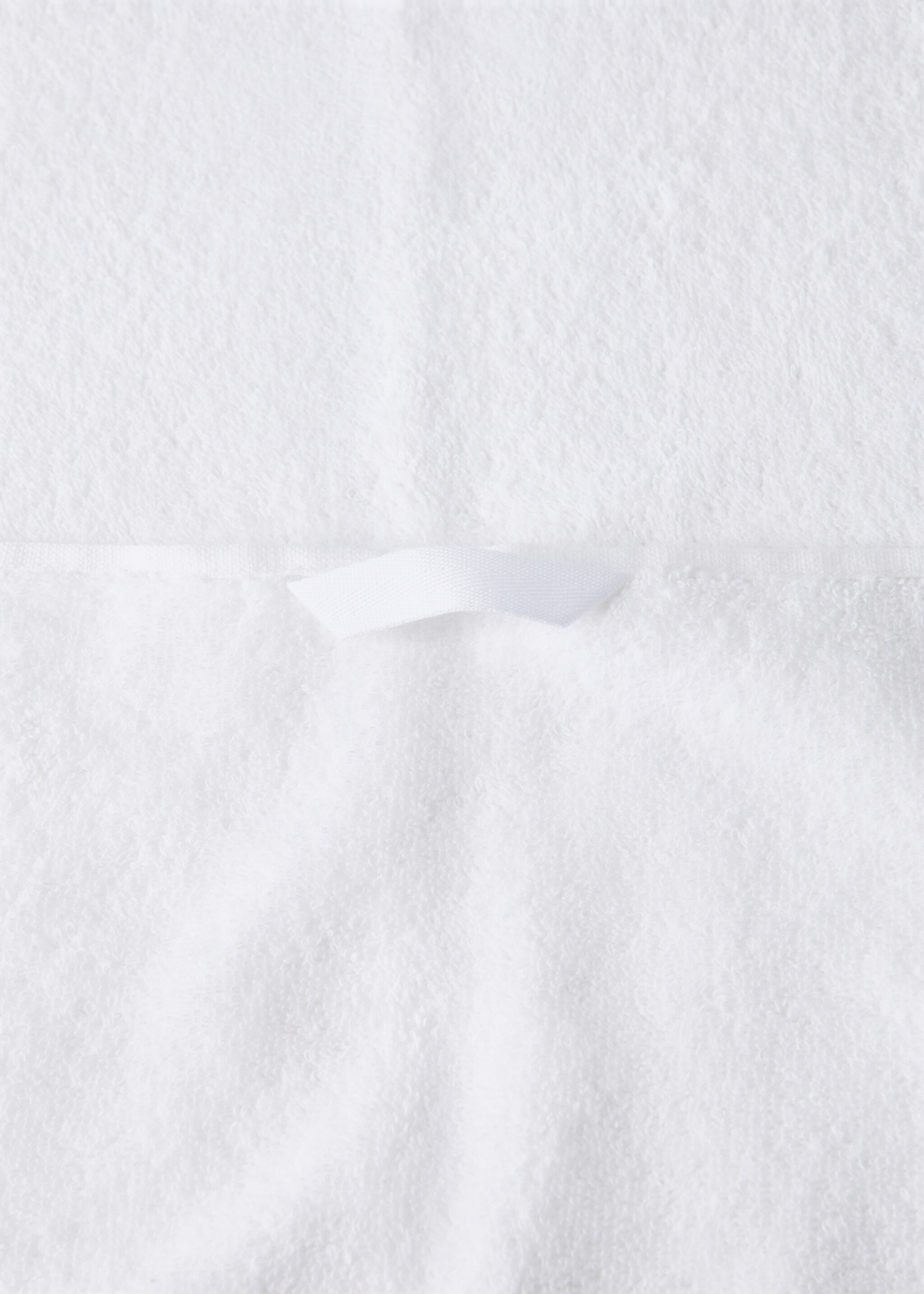 Kinder-Duschtuch mit eingestickten Sternen - Detail des Artikels 2, Weiß. Ref: 27072926-00.