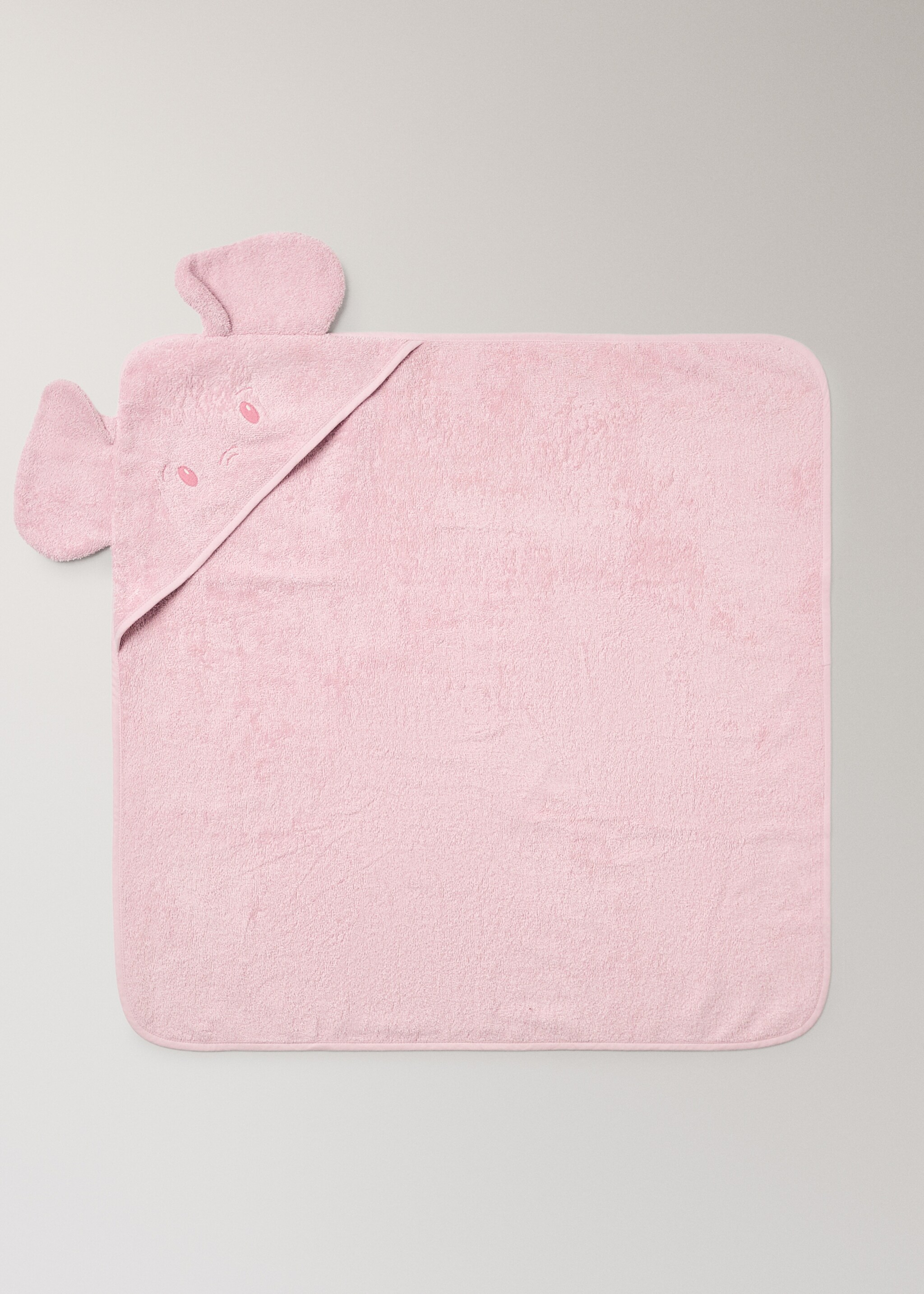 Children's elephant bath towel cape - Article without model, Peach. Ref: 27072927-00.