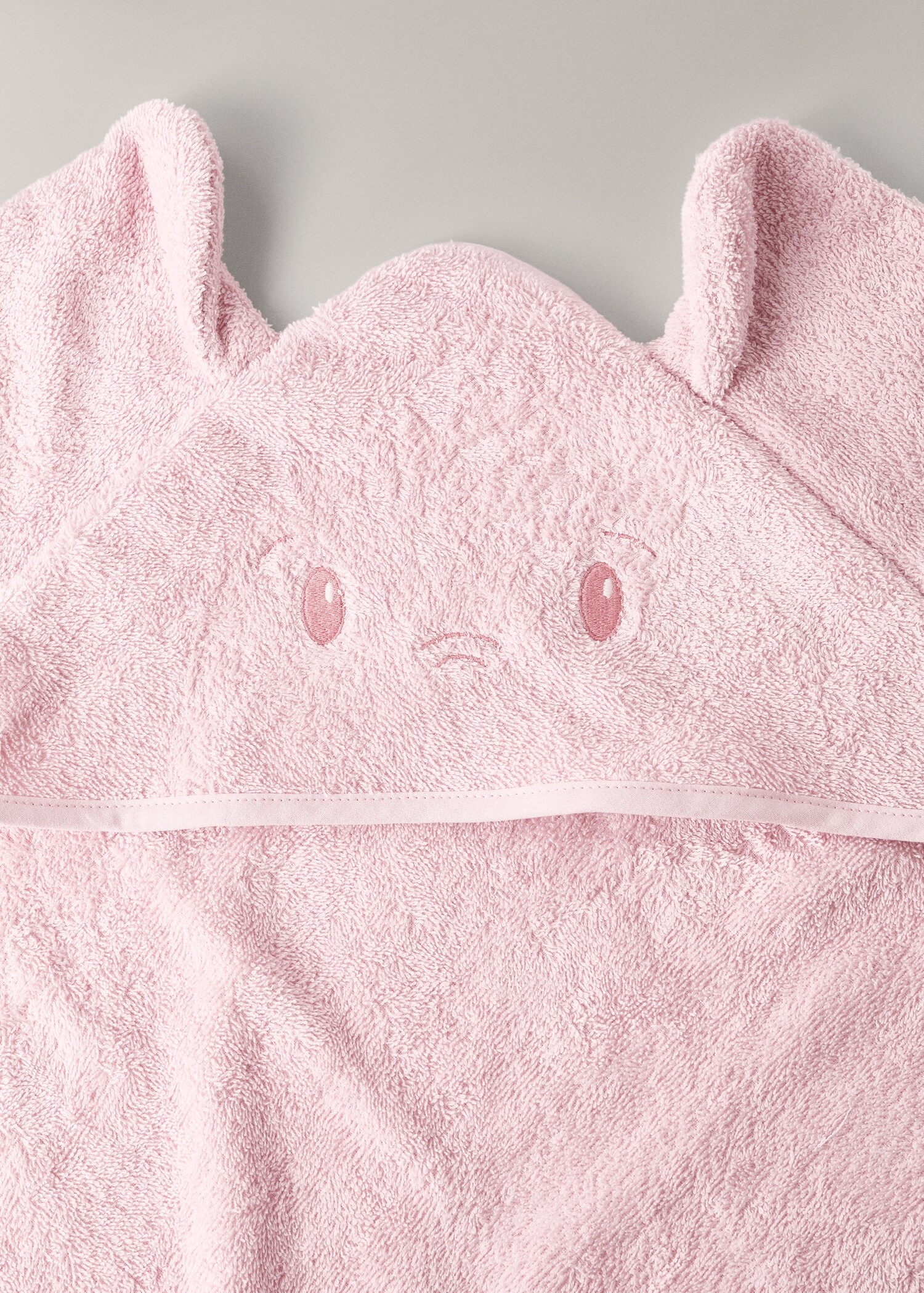 Children's elephant bath towel cape - Details of the article 1