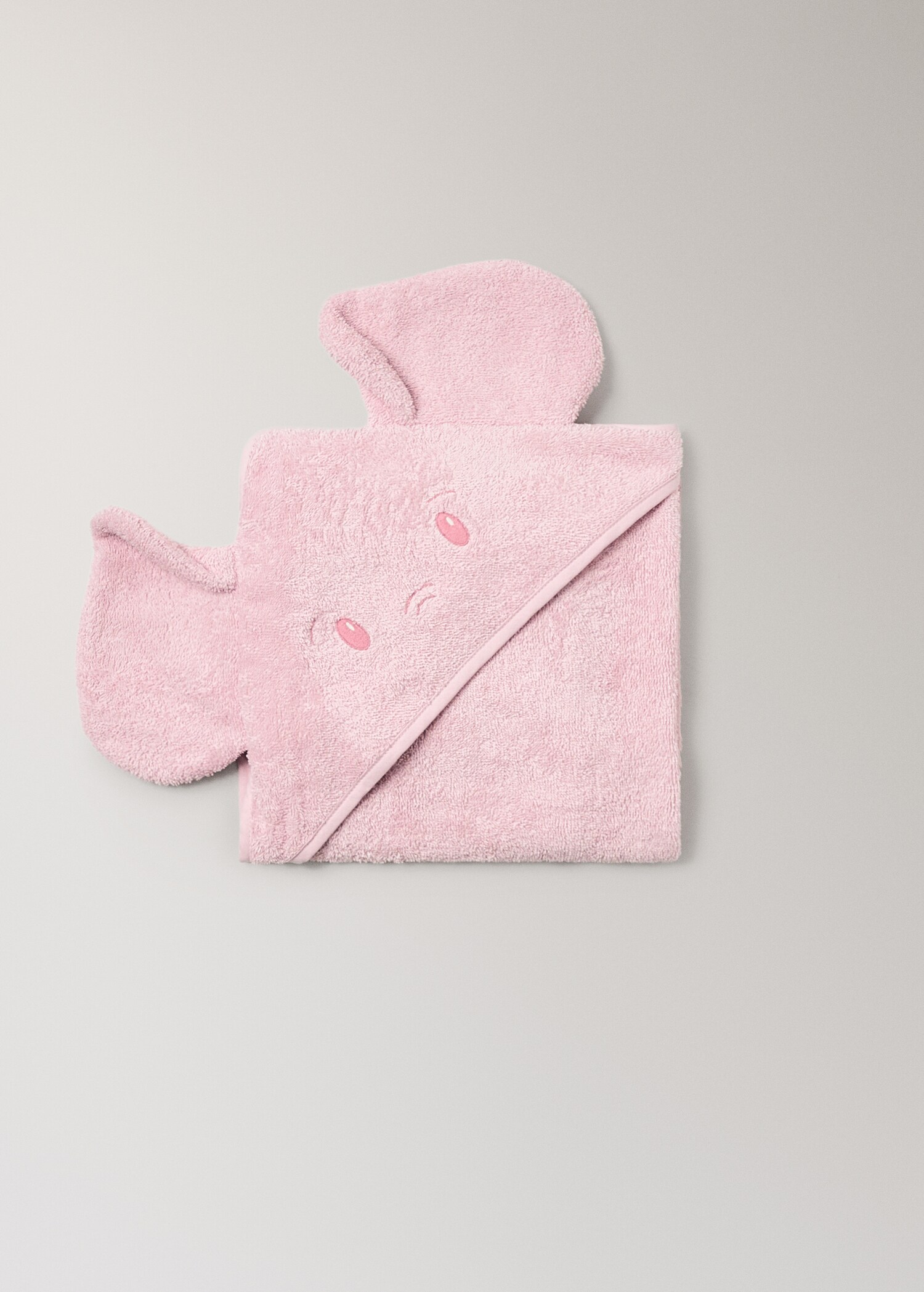 Children's elephant bath towel cape - Details of the article 3