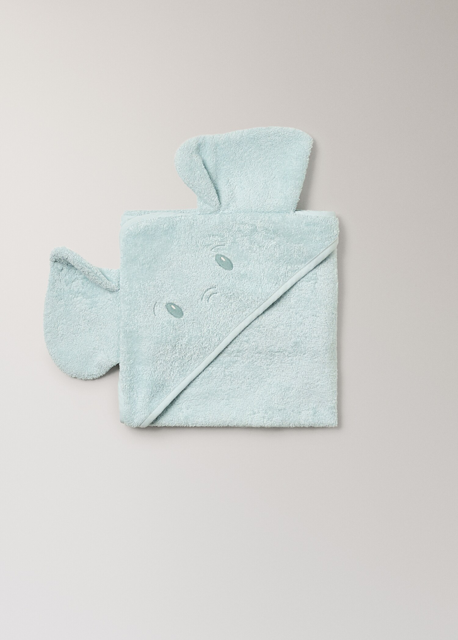 Children's elephant bath towel cape - Details of the article 3