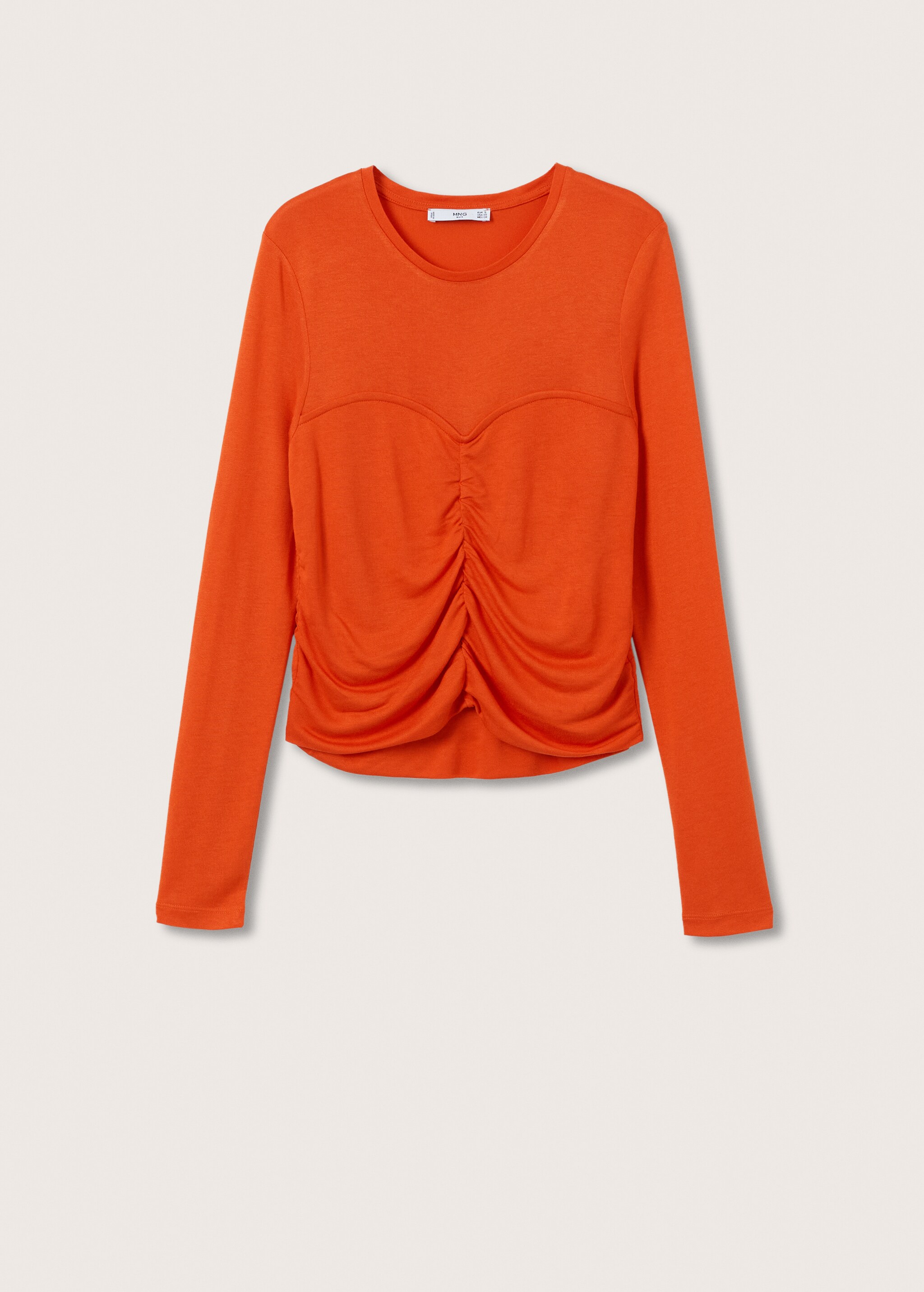 Long-sleeve t-shirt with ruffles - Article without model