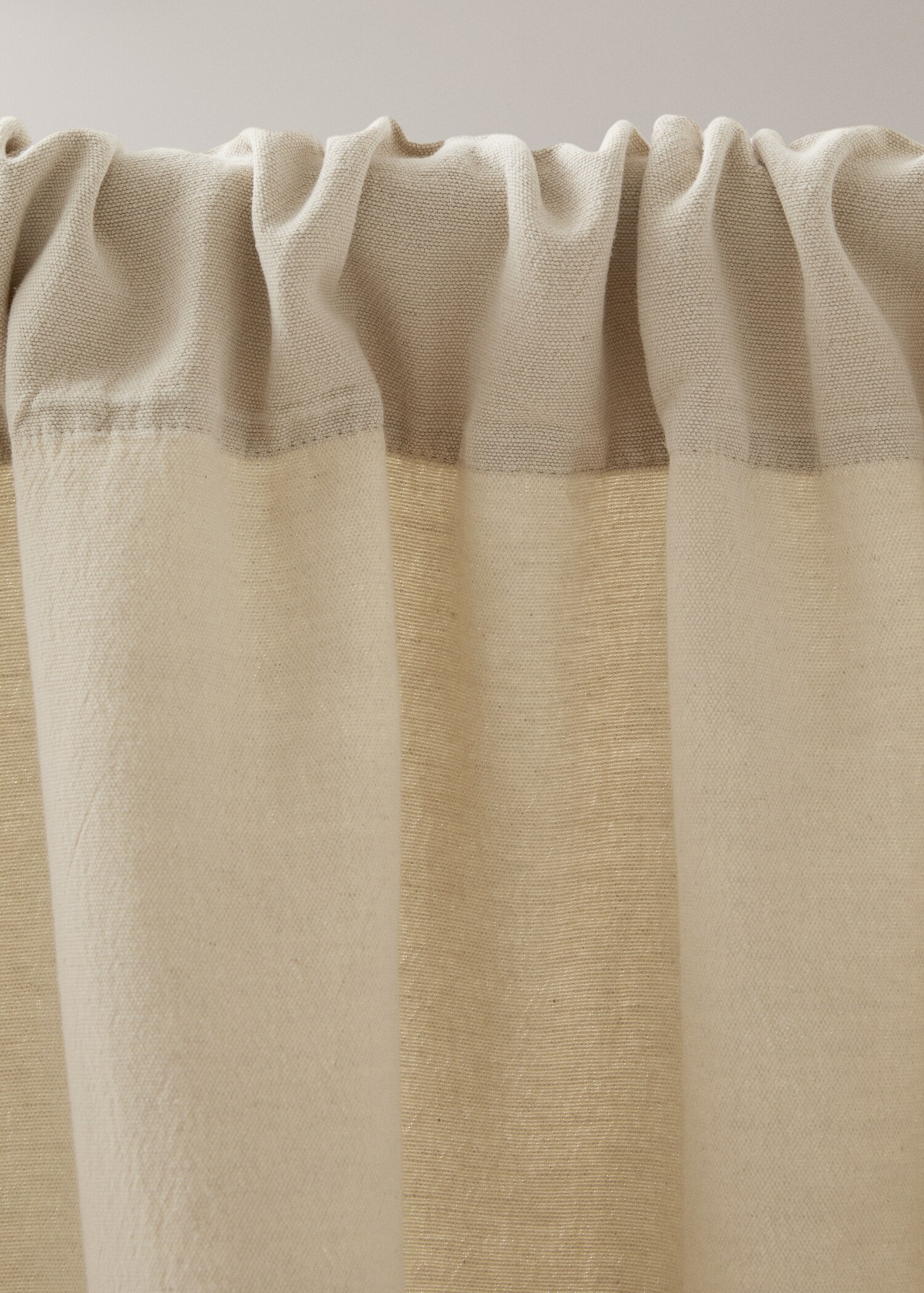 High opacity linen cotton curtain - Details of the article 2