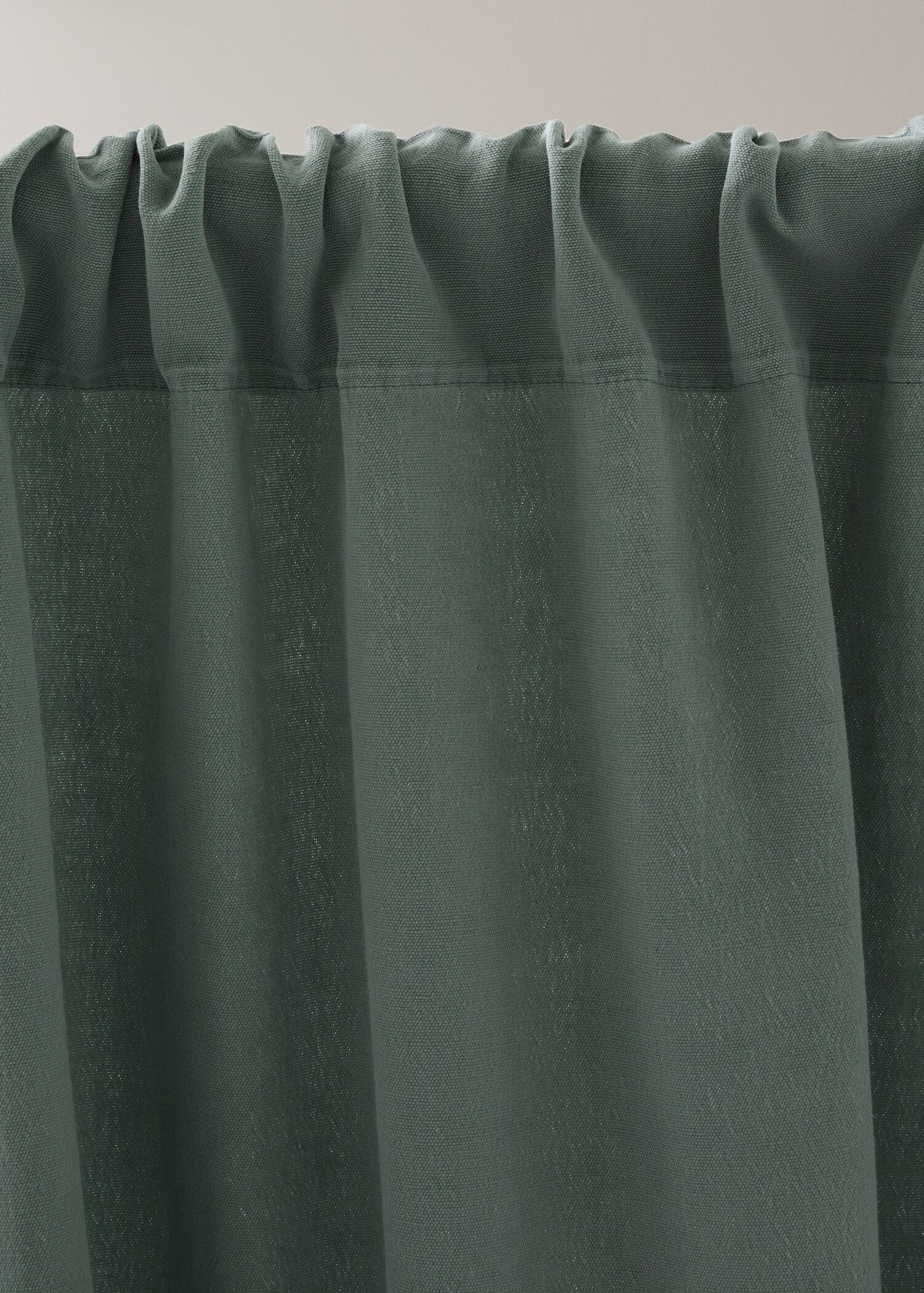 High opacity linen cotton curtain - Details of the article 2