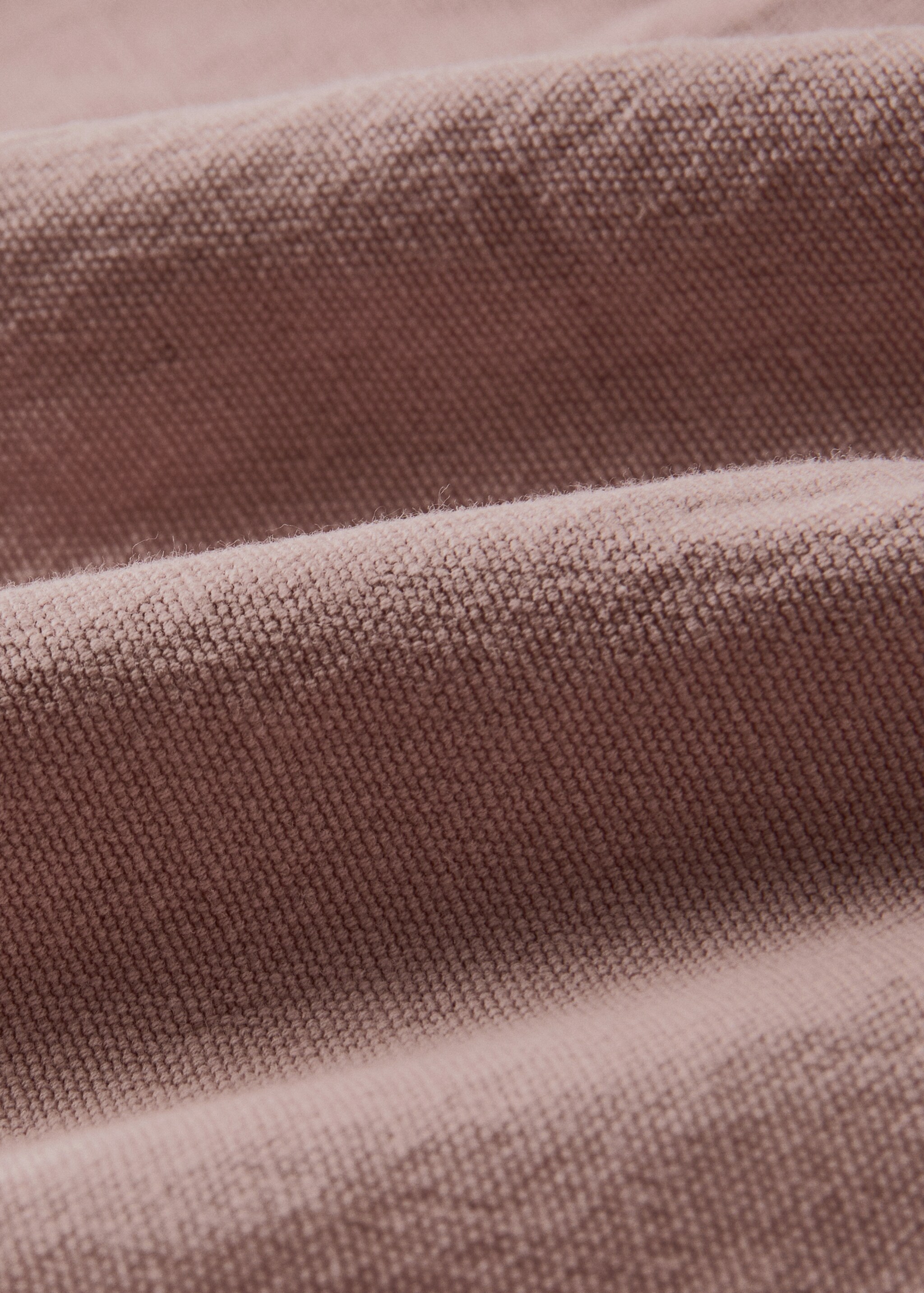 High opacity linen cotton curtain - Details of the article 1, Pink. Ref: 27073273-00.