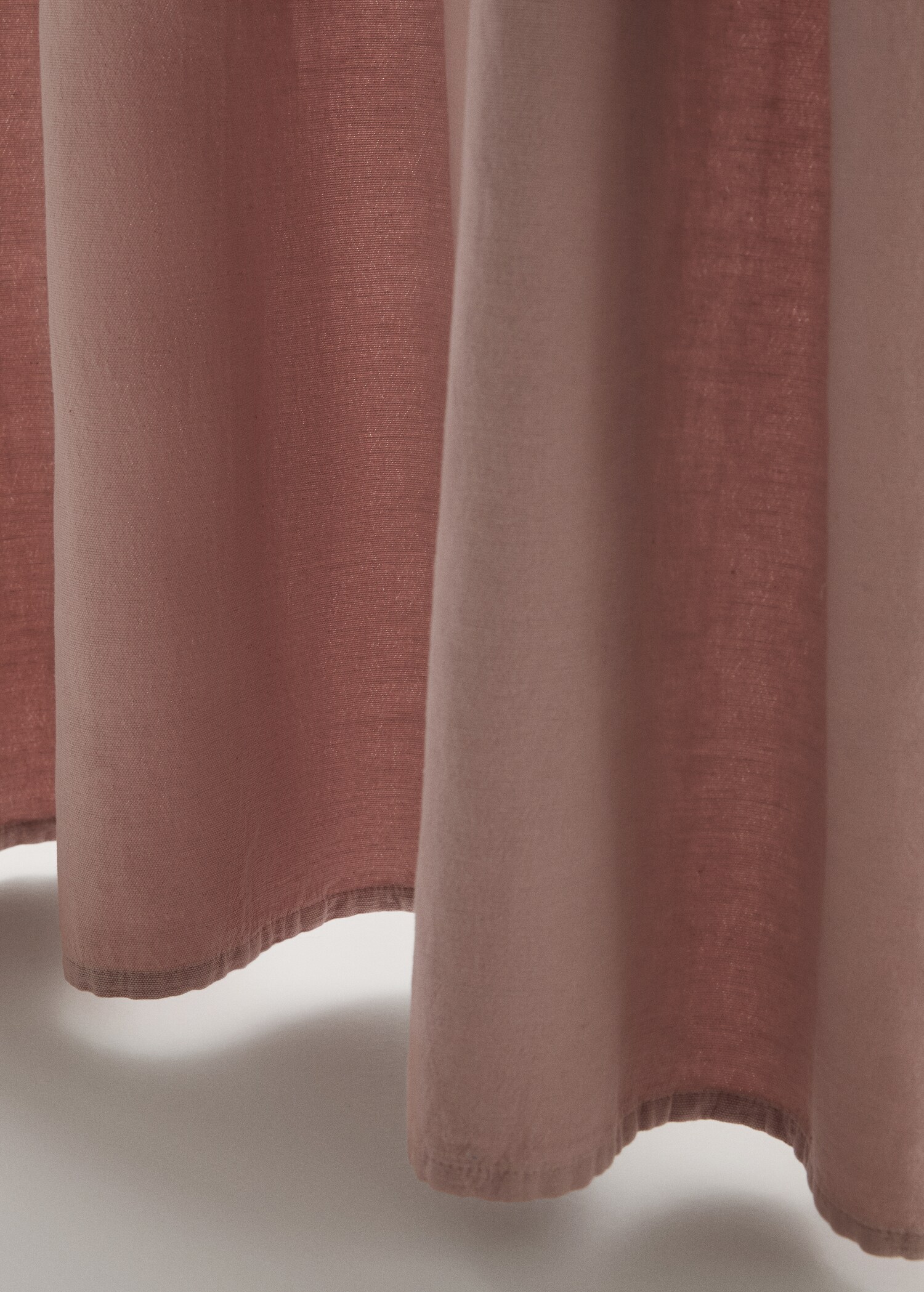 High opacity linen cotton curtain - Details of the article 3