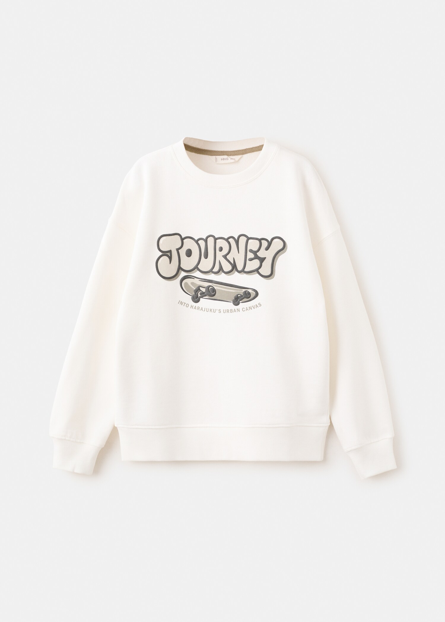 Printed cotton sweatshirt - Article without model