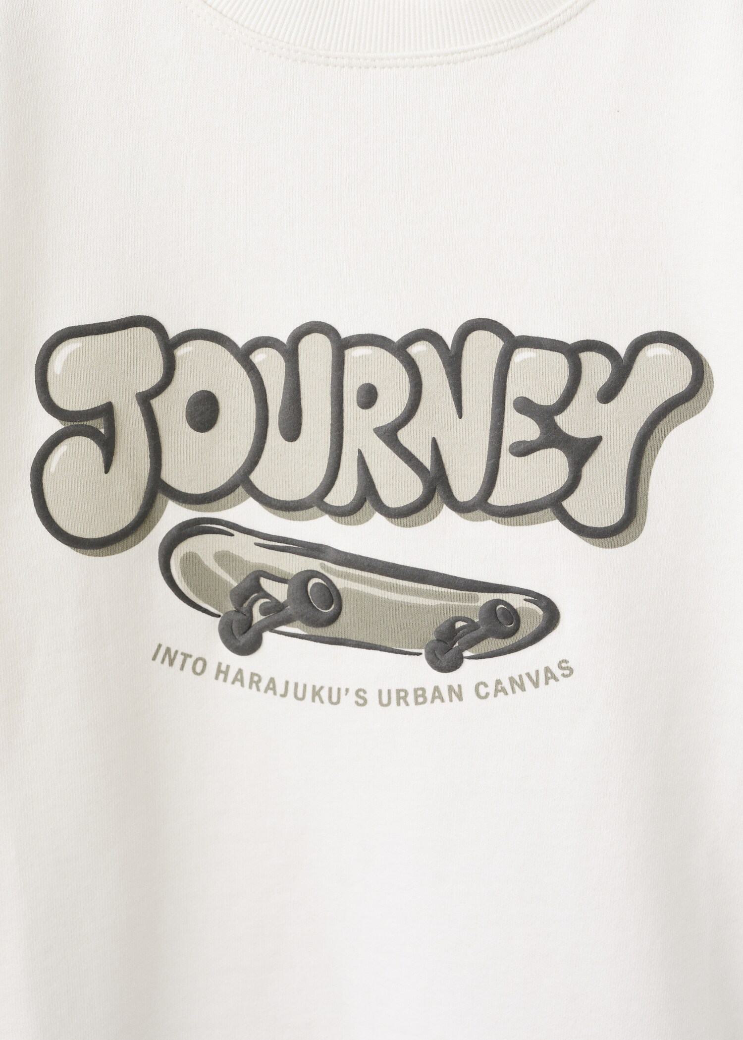 Printed cotton sweatshirt - Details of the article 8