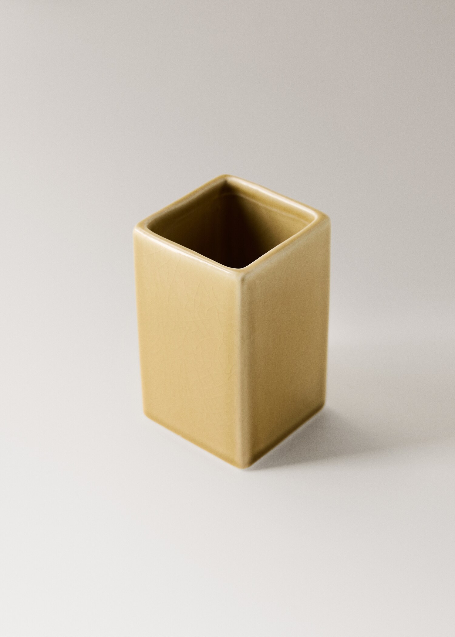 Crackled ceramic toothbrush tumbler - Details of the article 1