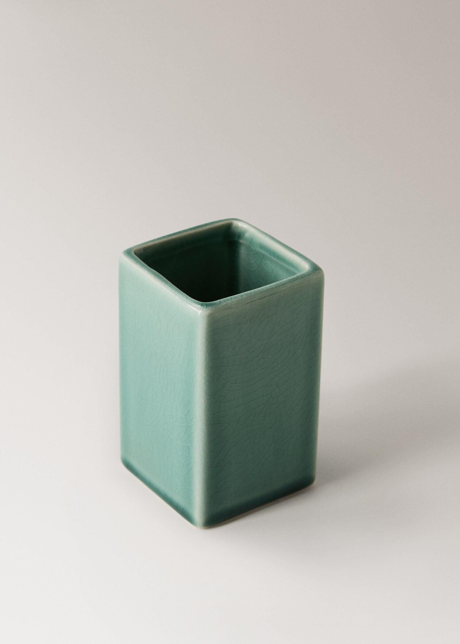 Crackled ceramic toothbrush tumbler - Details of the article 1