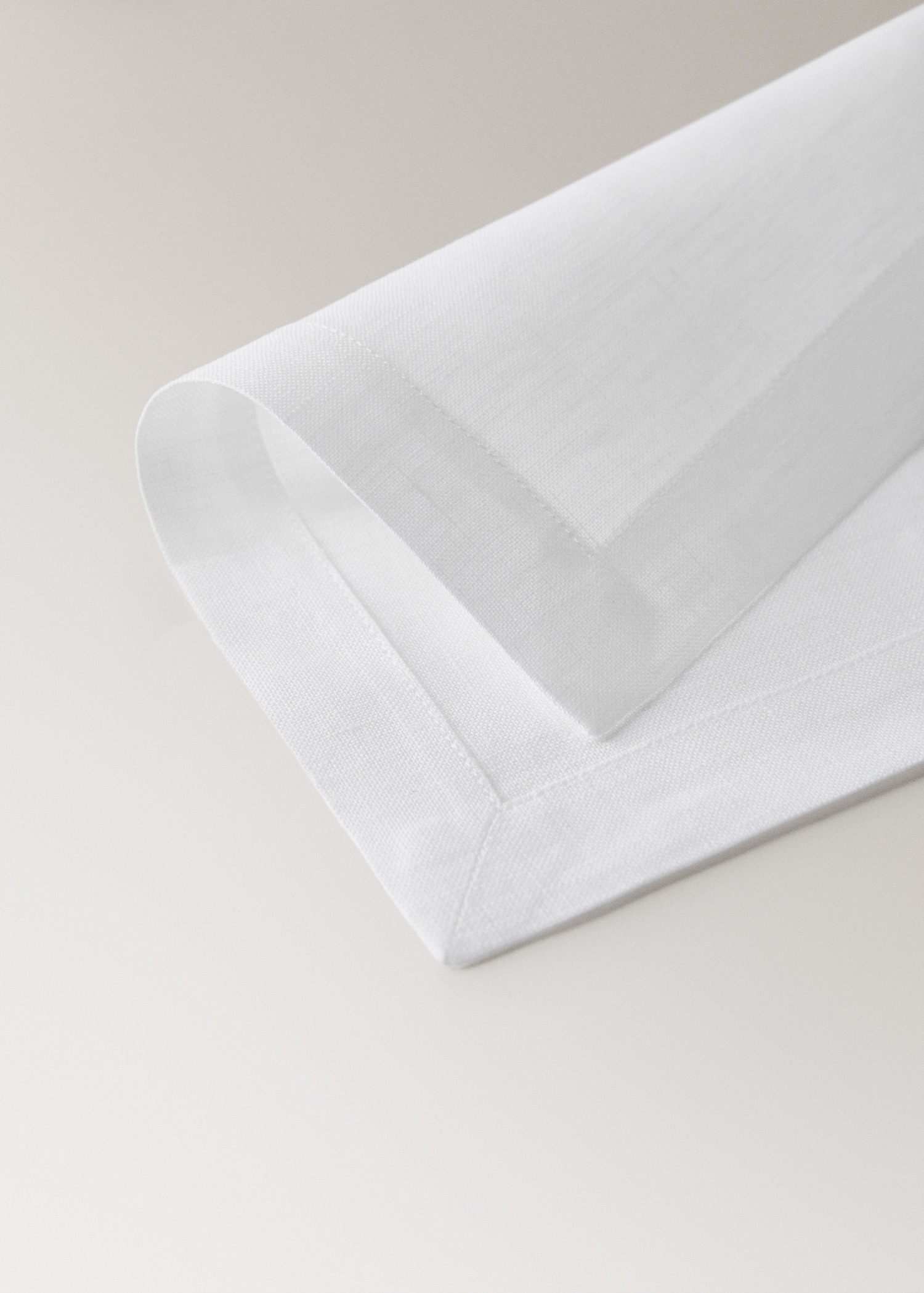 Servietten aus 100 % Leinen, 20 x 20 cm - Detail des Artikels 2