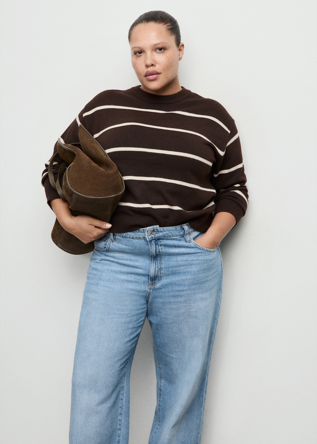 Mango Danila high-waisted wide leg jeans