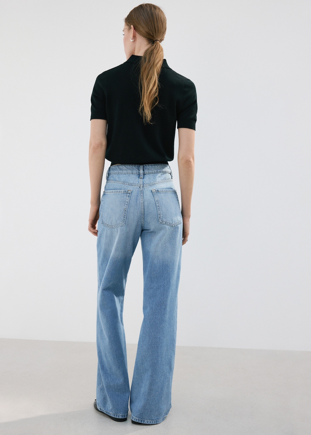 Mango Danila high-waisted wide leg jeans