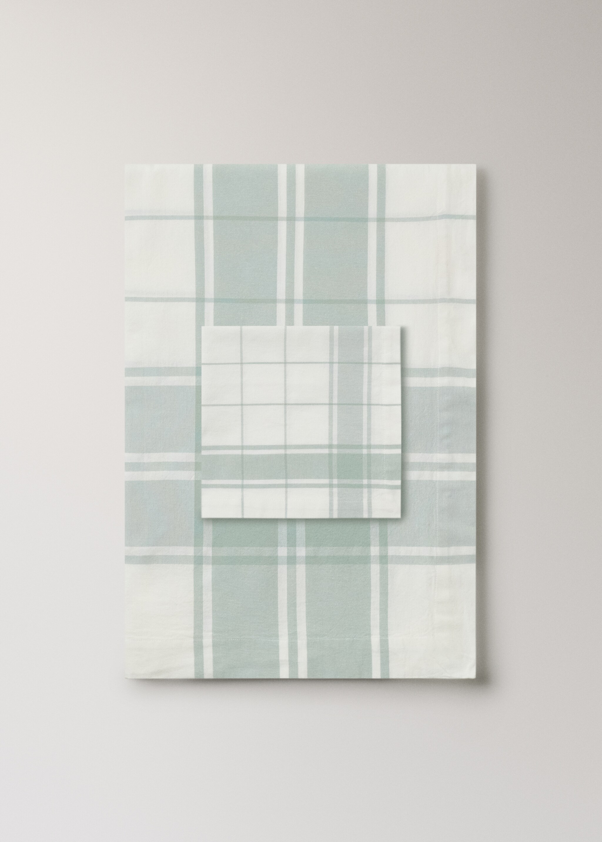 Napkin ventana - Details of the article 3, Mint Green. Ref: 27073292-00.