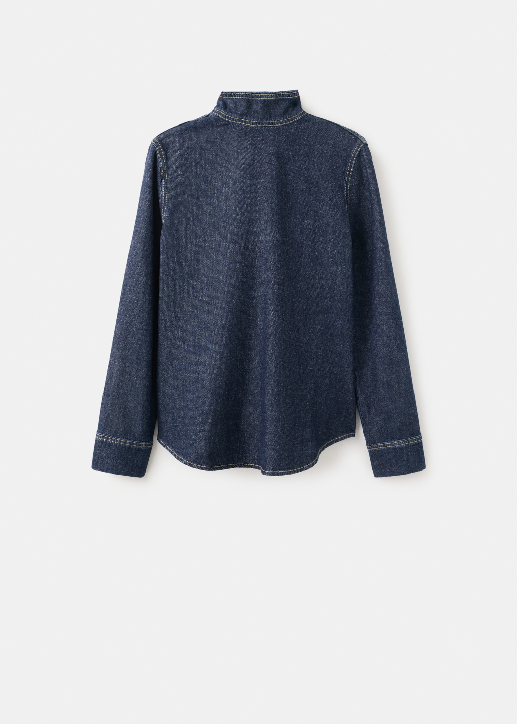 Camisa denim cierre lazo - Artículo sin modelo, Azul oscuro. Ref: 27073297-00.