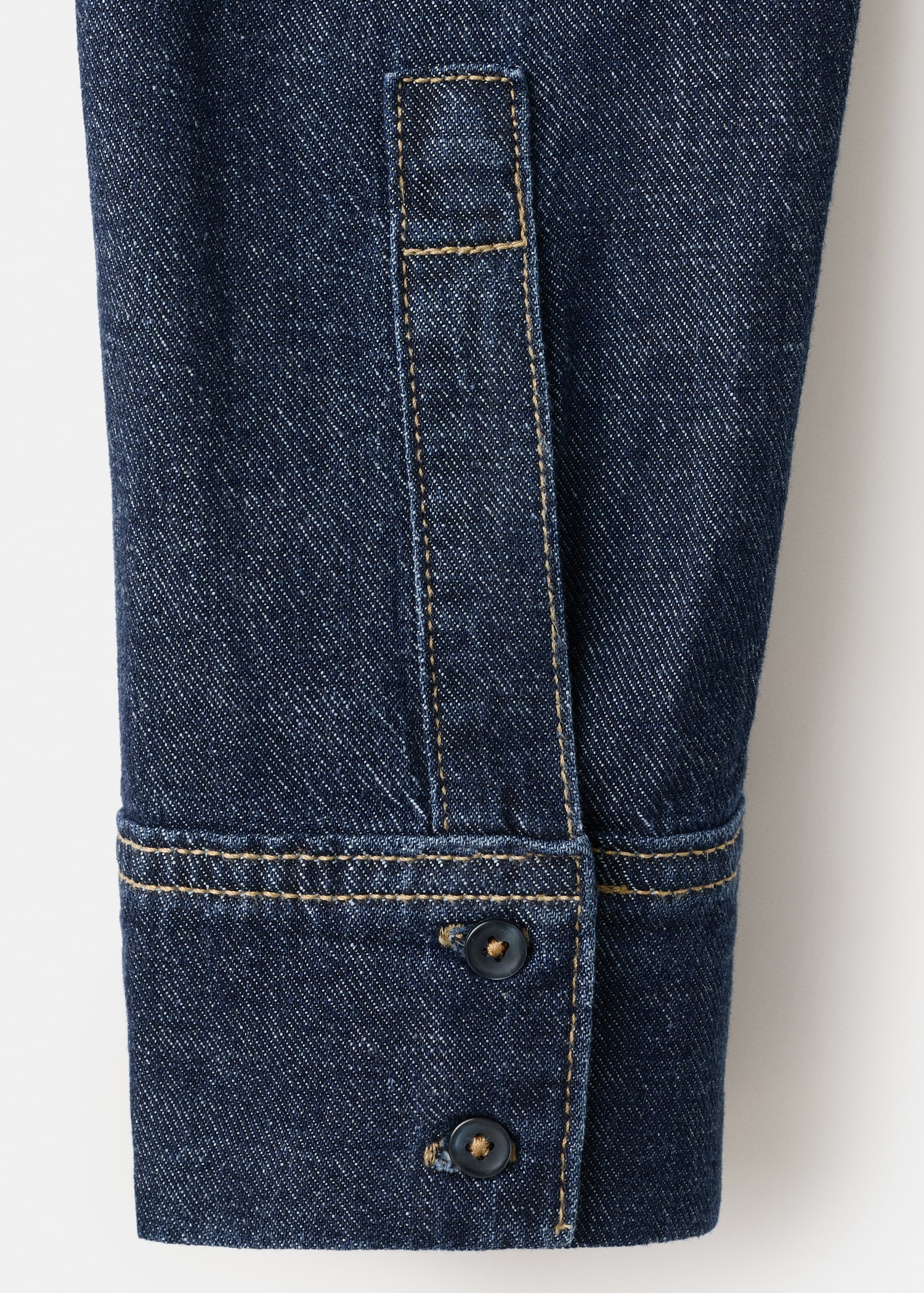 Camisa denim cierre lazo - Detalle del artículo 8