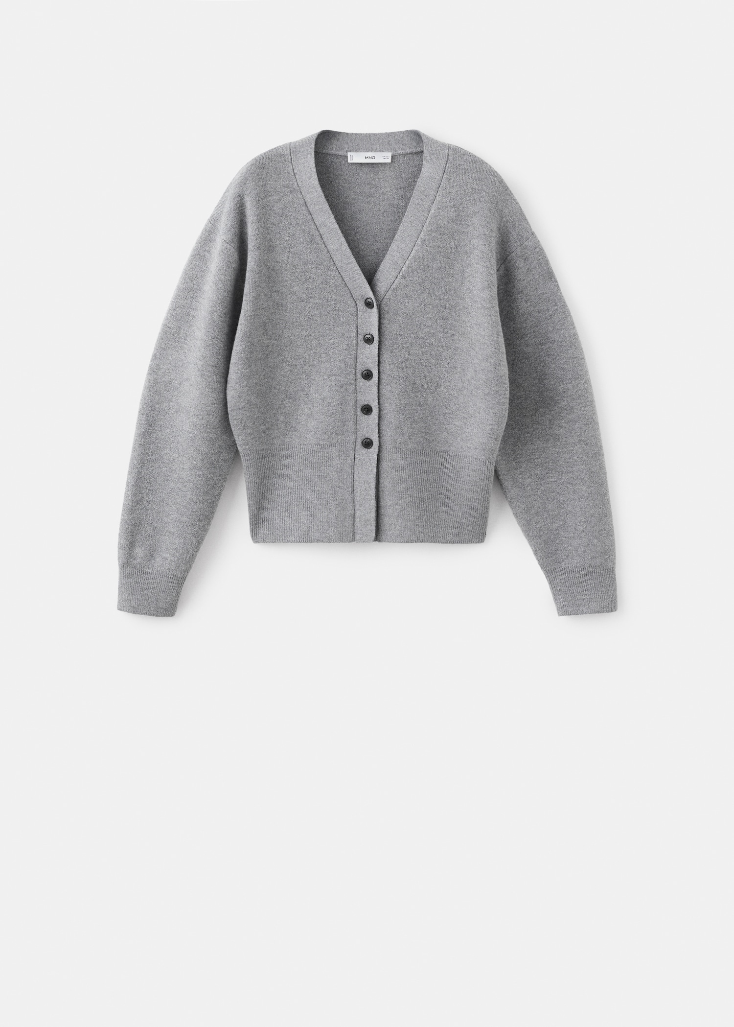 Cárdigan punto cuello pico - Artículo sin modelo