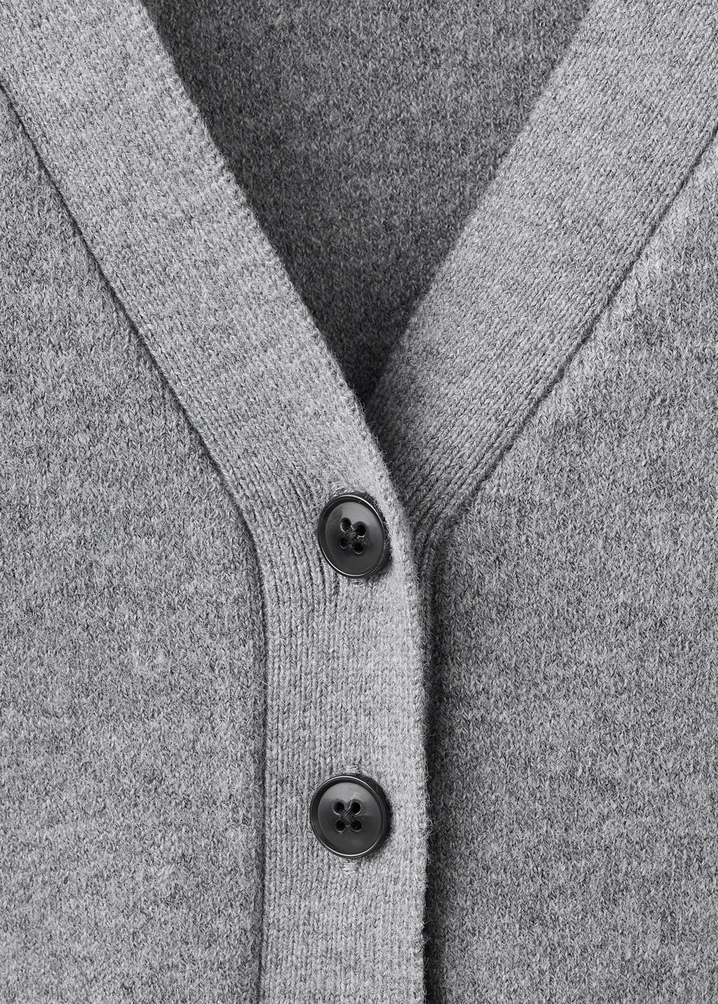 Mango V-neck knitted cardigan