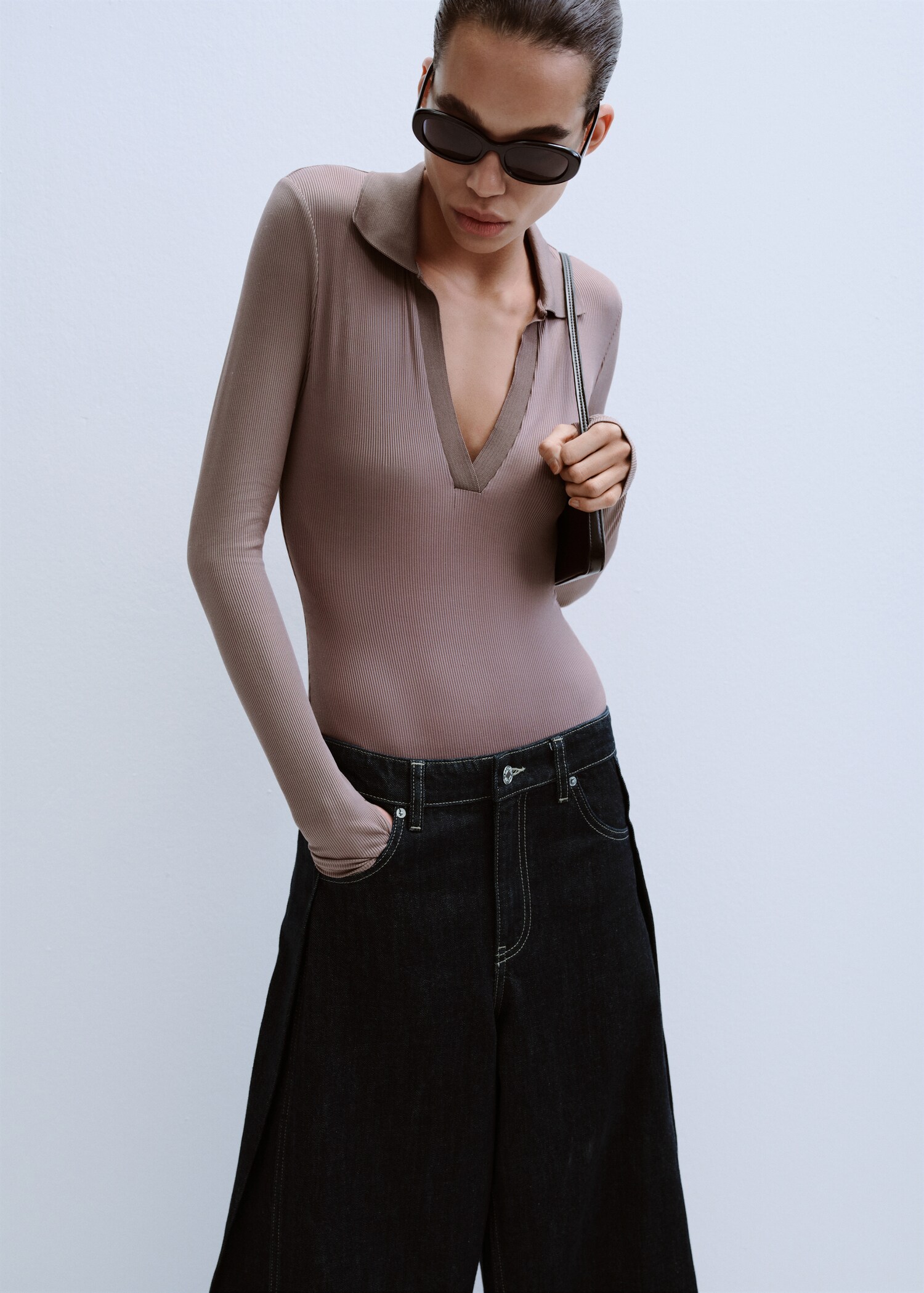 Jean balloon taille normale - Plan moyen