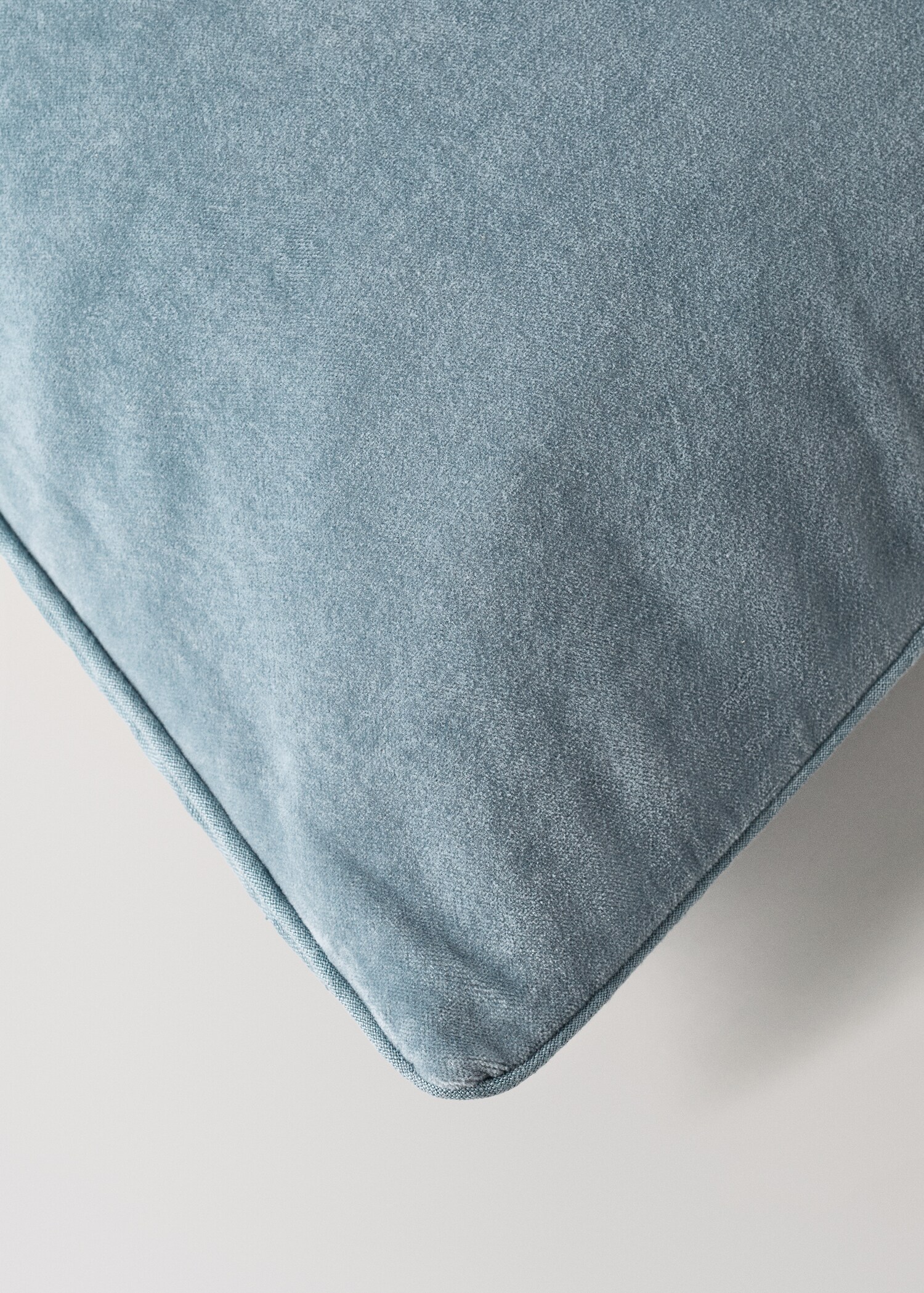 Kissenbezug aus Samt mit Leinen - Detail des Artikels 3