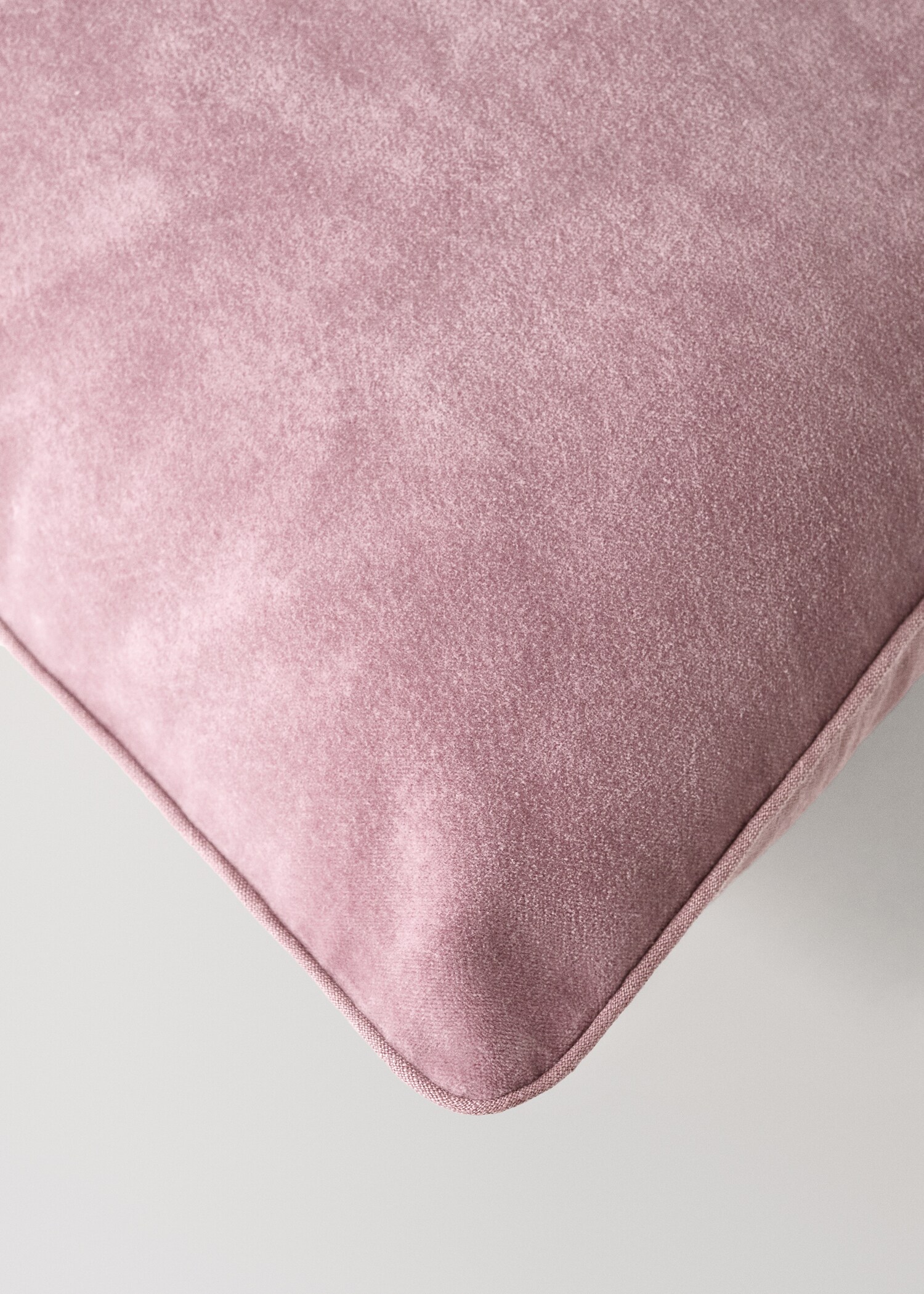 Povlak na polštářek ze sametu a lnu - Detail zboží 3