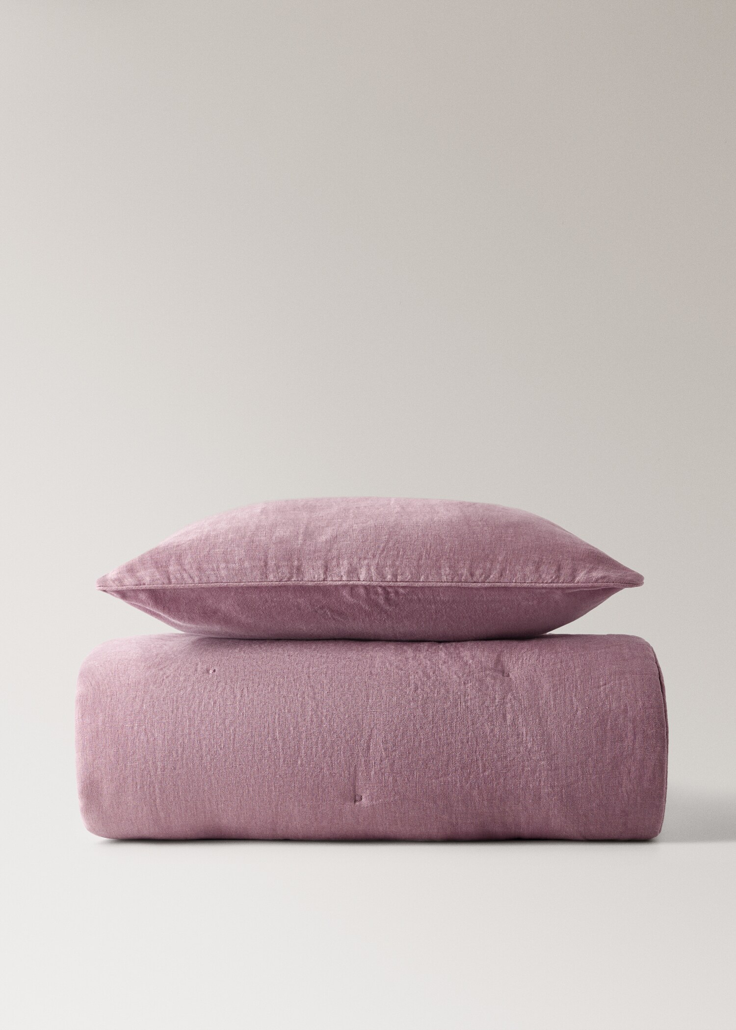 Povlak na polštářek ze sametu a lnu - Detail zboží 5