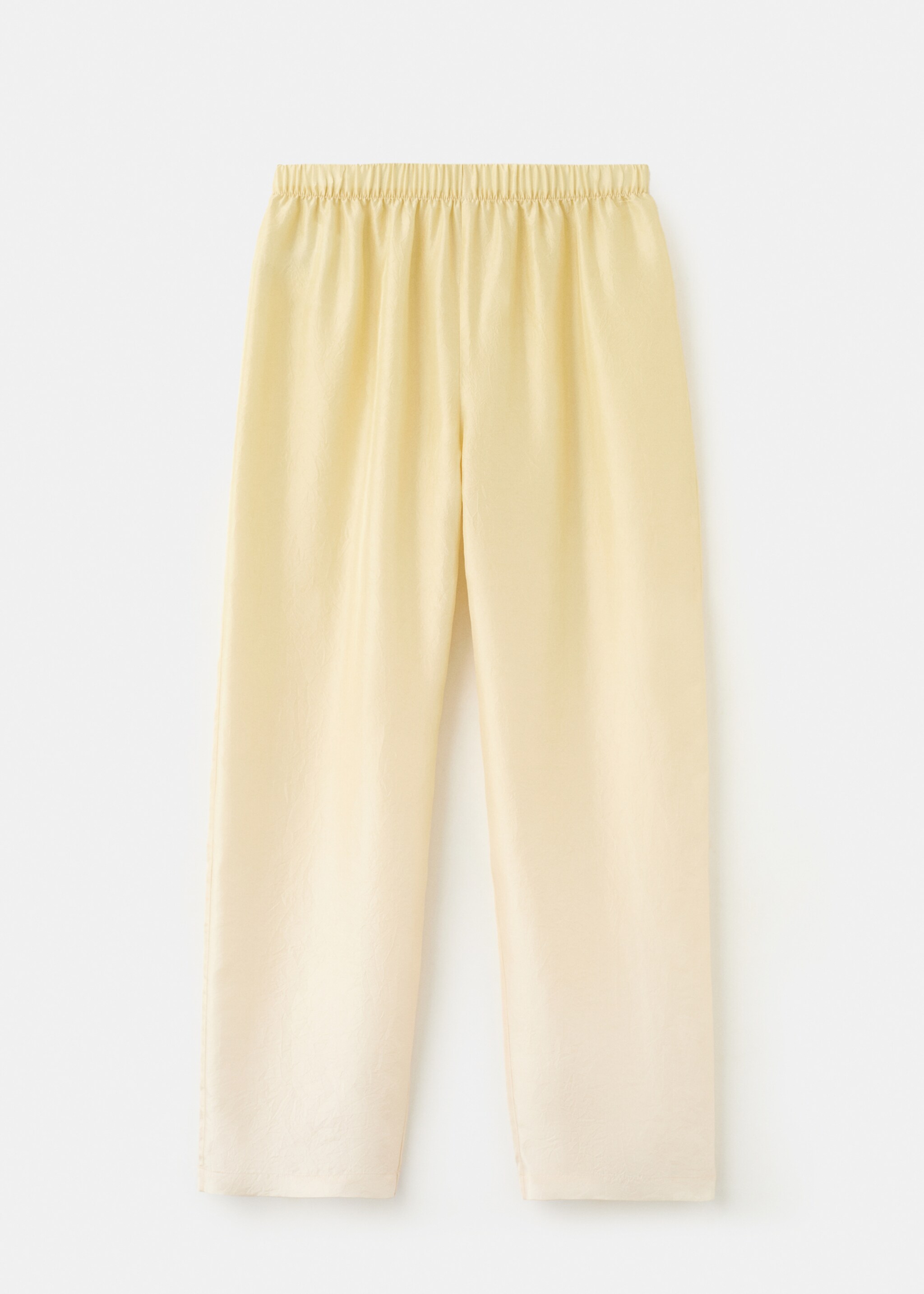 Ombre silk trousers - Article without model, Pastel Yellow. Ref: 27073313-00.