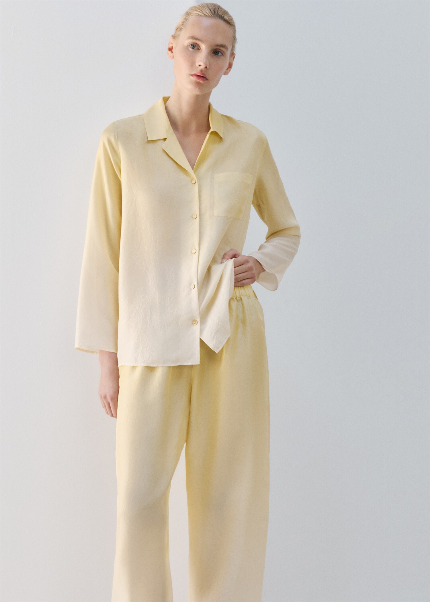 Ombre silk trousers - Details of the article 1