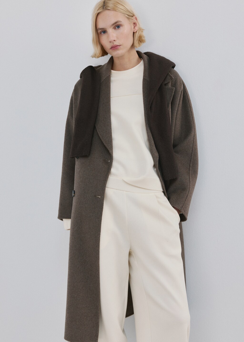 Straight-fit cotton pants - image 4