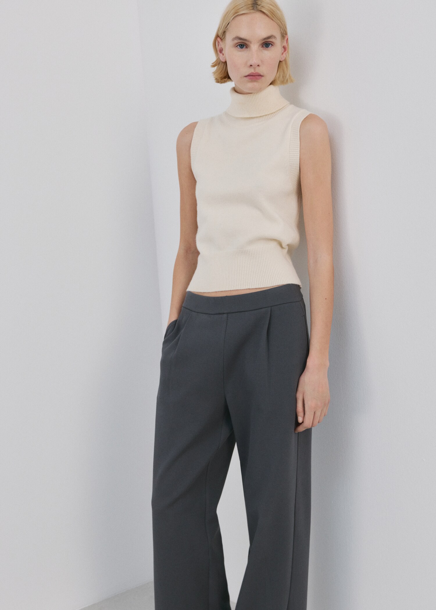 Pantalón recto algodón - Detalle del artículo 2