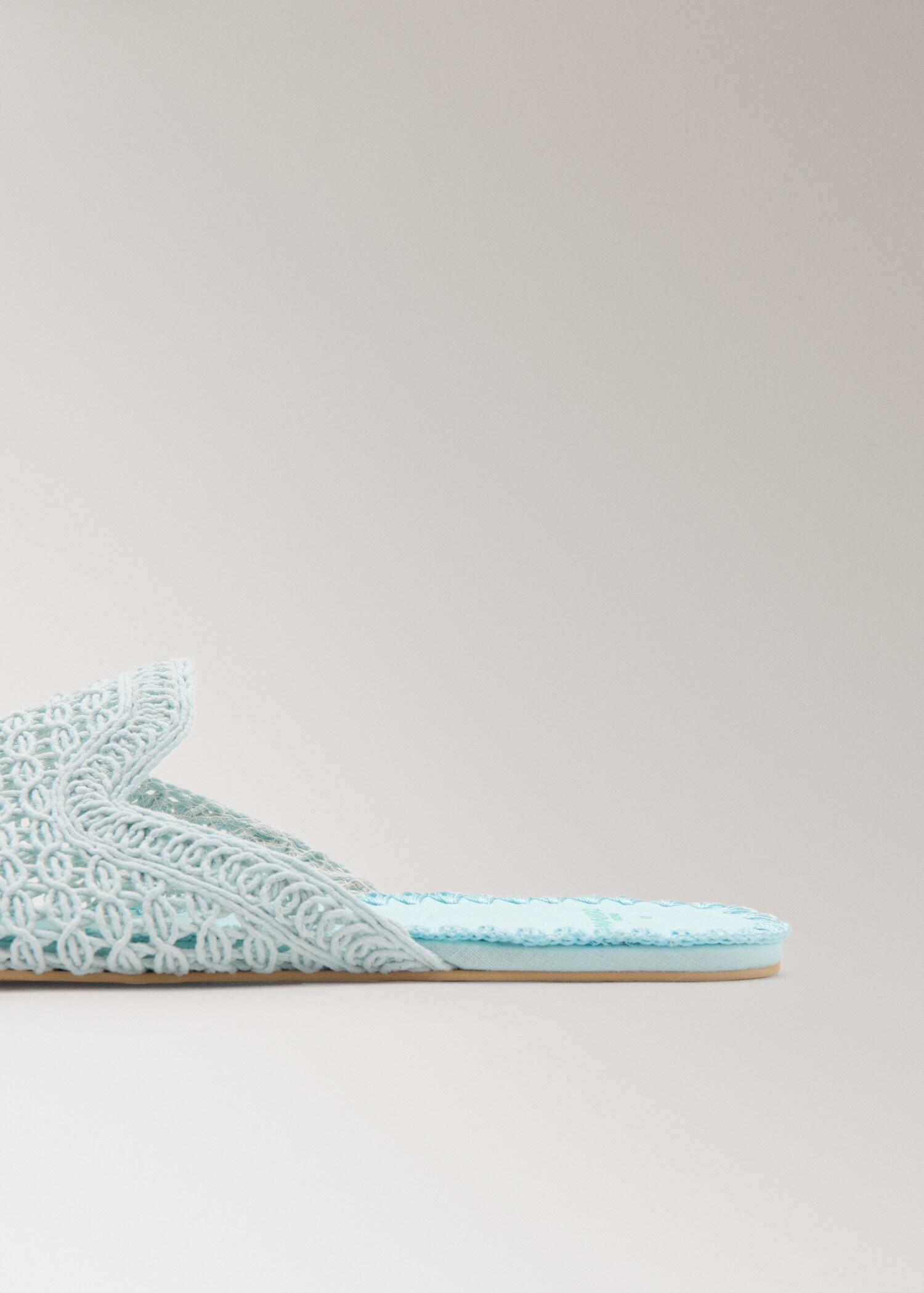 Crochet mule slippers - Details of the article 2