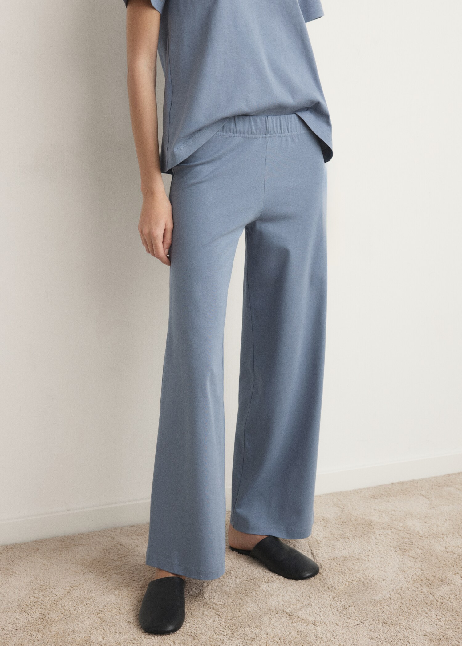 Pantalon de pyjama coton - Plan moyen