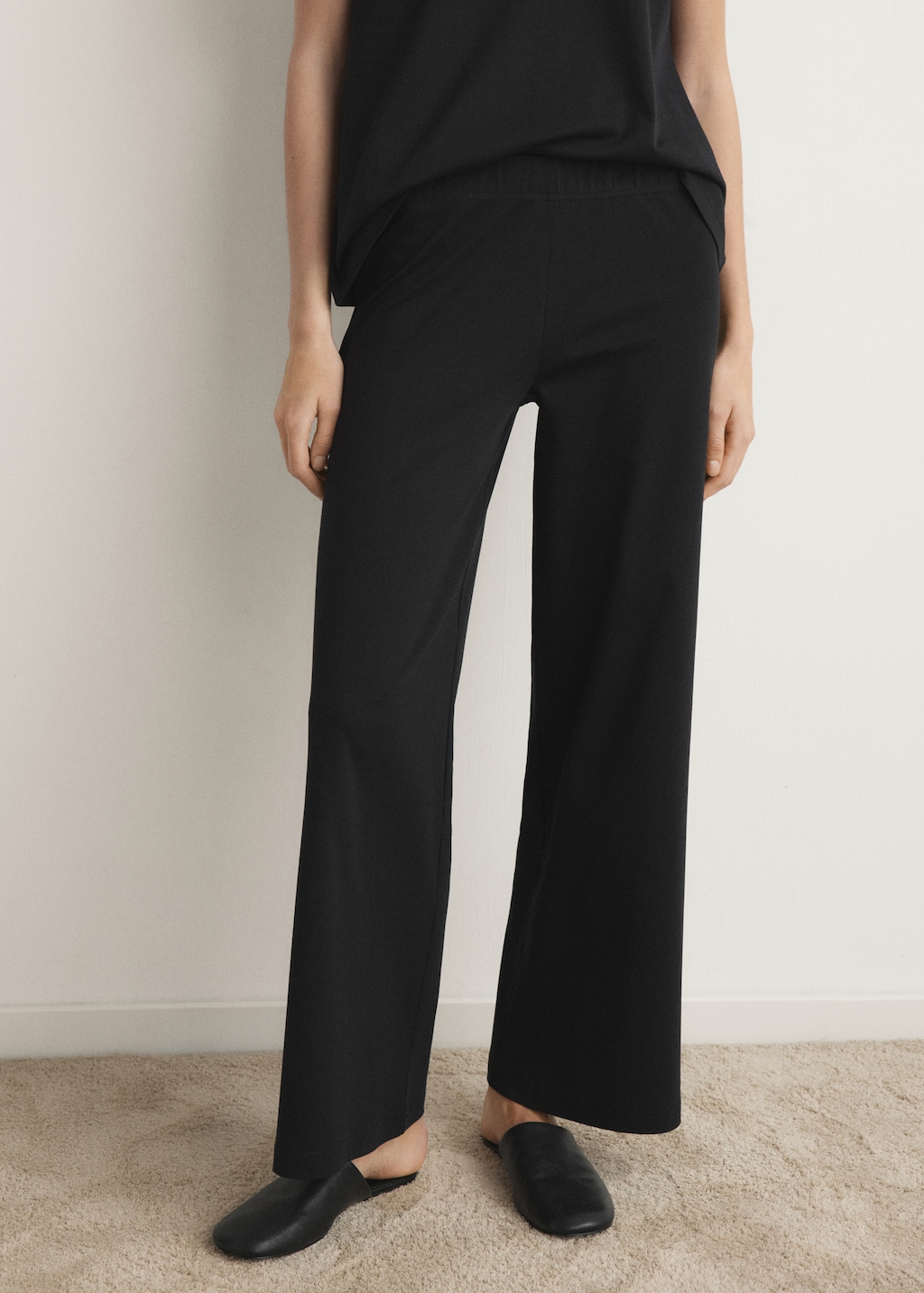 Long cotton pajama pants