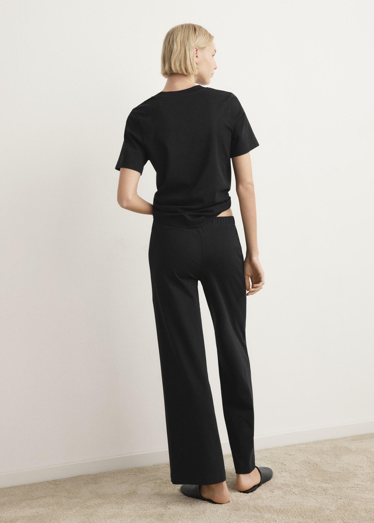 Pantalón pijama largo algodón - Reverso del artículo