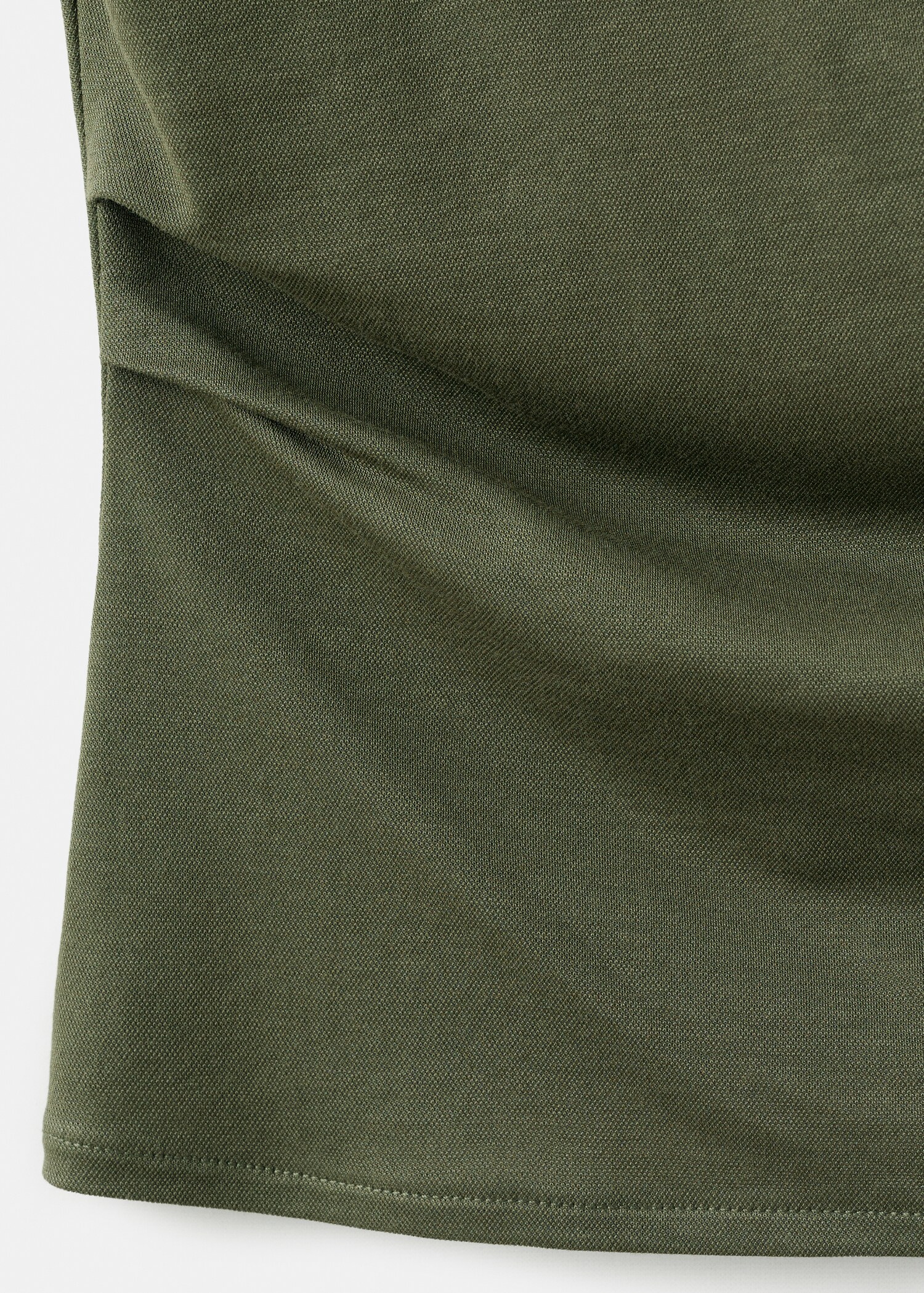 Asymmetrical top with draped neckline - Details of the article 0