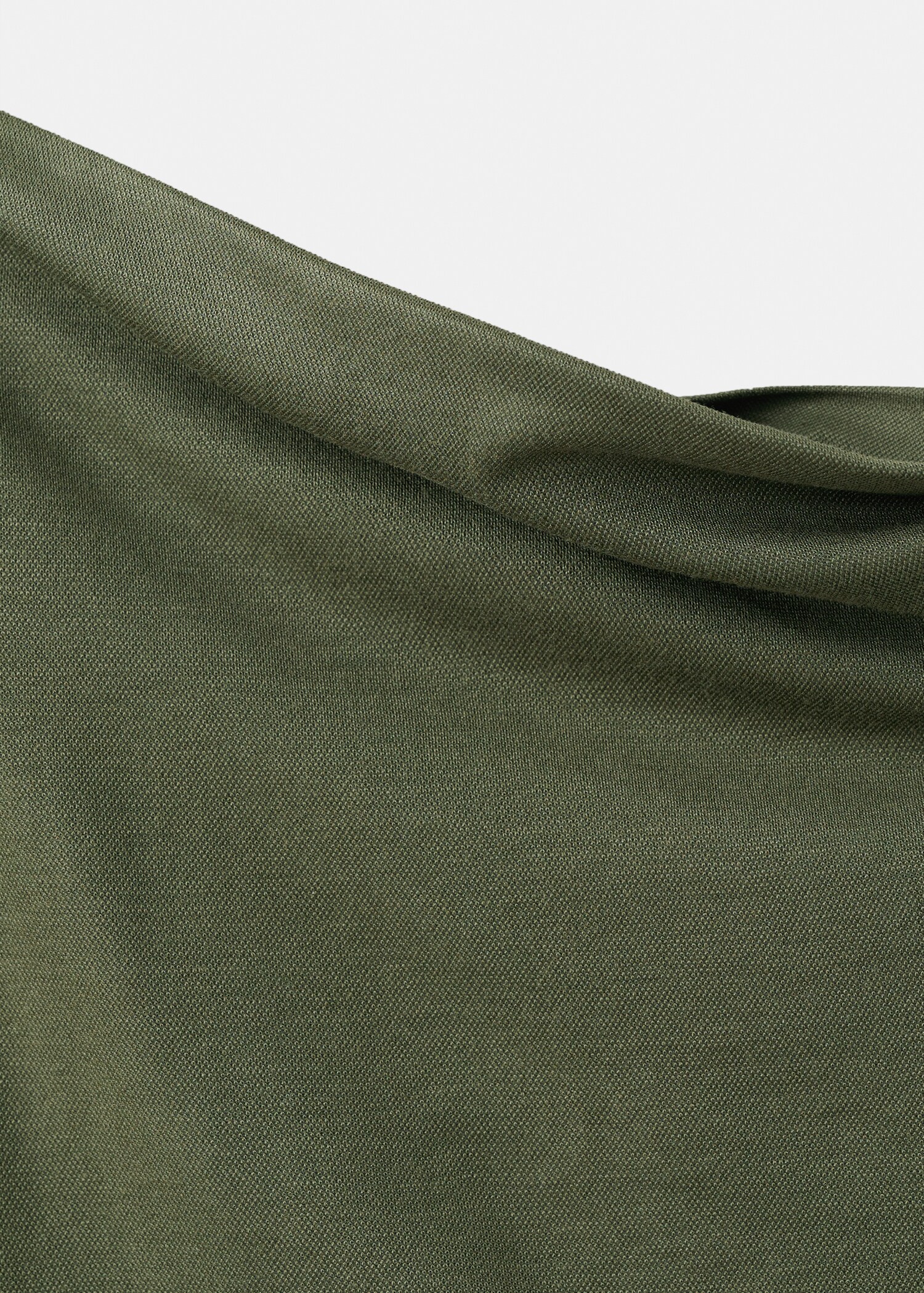 Asymmetrical top with draped neckline - Details of the article 8